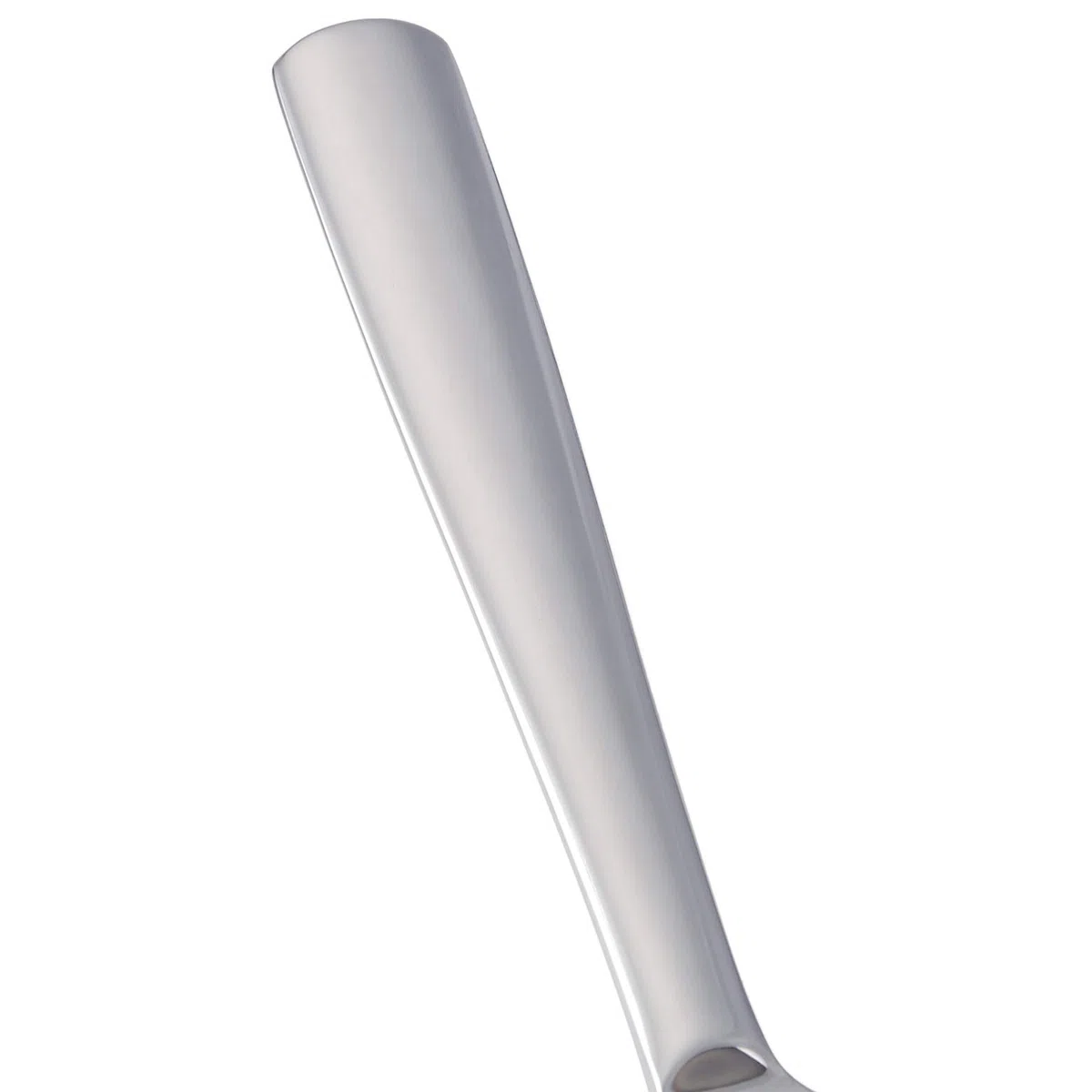 Amazon Basics Cuchillos de mesa de acero inoxidable con borde cuadrado, 12 Unidad, Plateado
