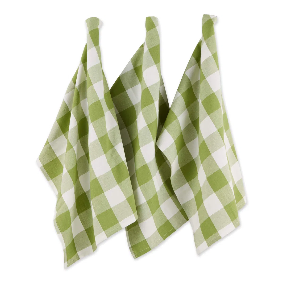 DII Classic Farmhouse Kitchen Collection, algodón, Verde Antiguo, Juego de Toallas de Cocina
