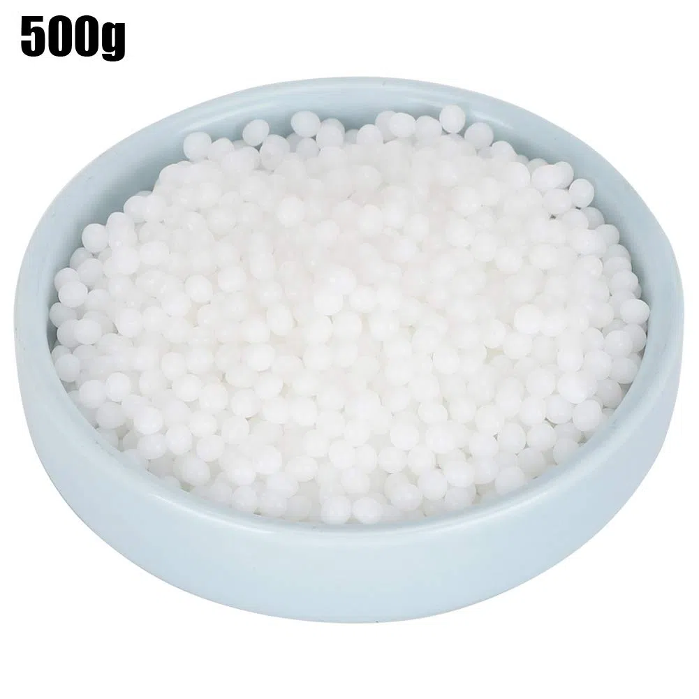 Pellets de plástico moldeables, 500g Pellets termoplásticos Material de plástico moldeable se ablanda en calor para manualidades hechas a mano DIY Cuentas termoplásticas duraderas para DYI/Crafting