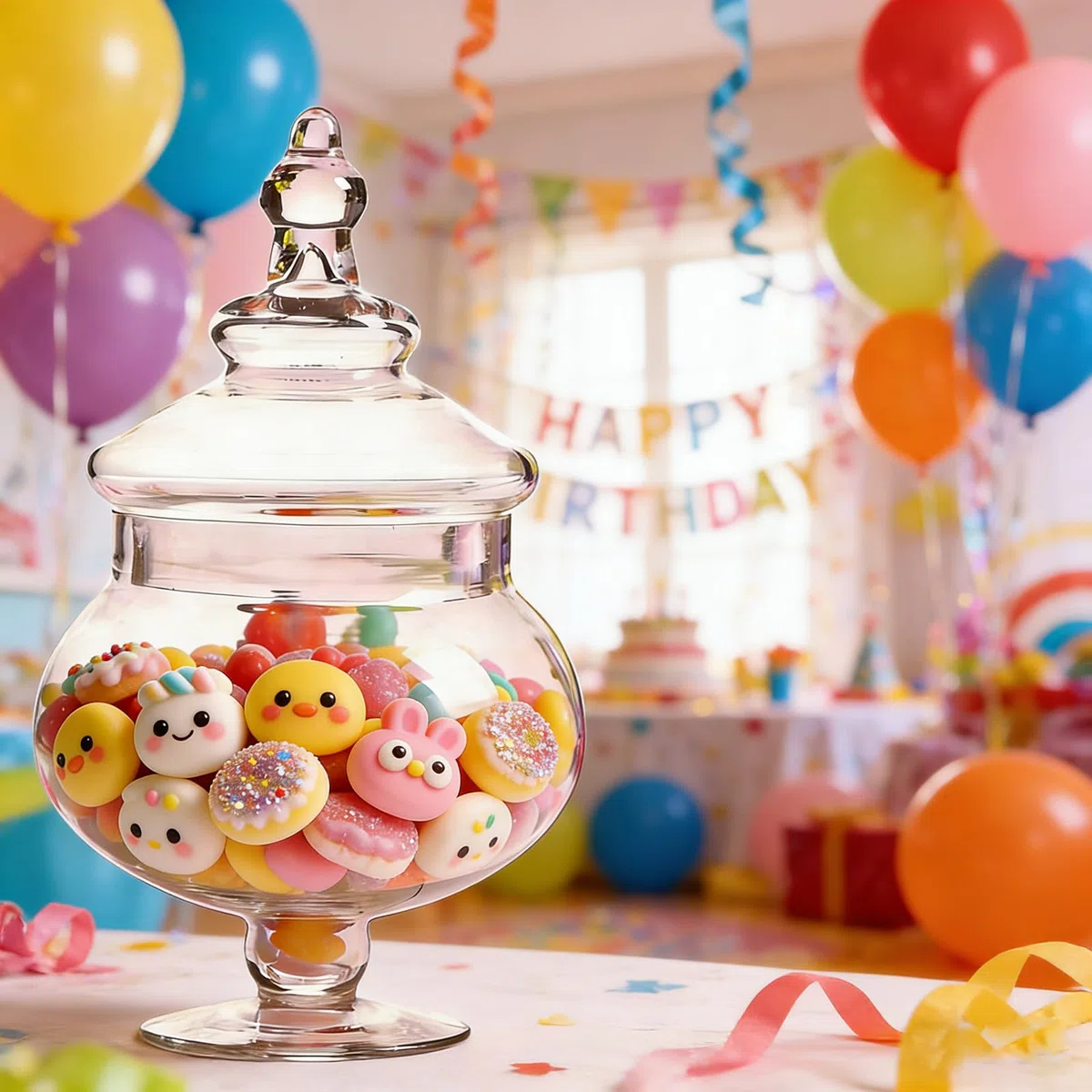 Bote de Cristal para Caramelos, Tarro De Dulces, Recipiente de Cristal con Tapa, Recipiente de Conservación de Alimentos Reutilizable para Galletas, Dulces, Gelatinas, Chocolate, Malvaviscos