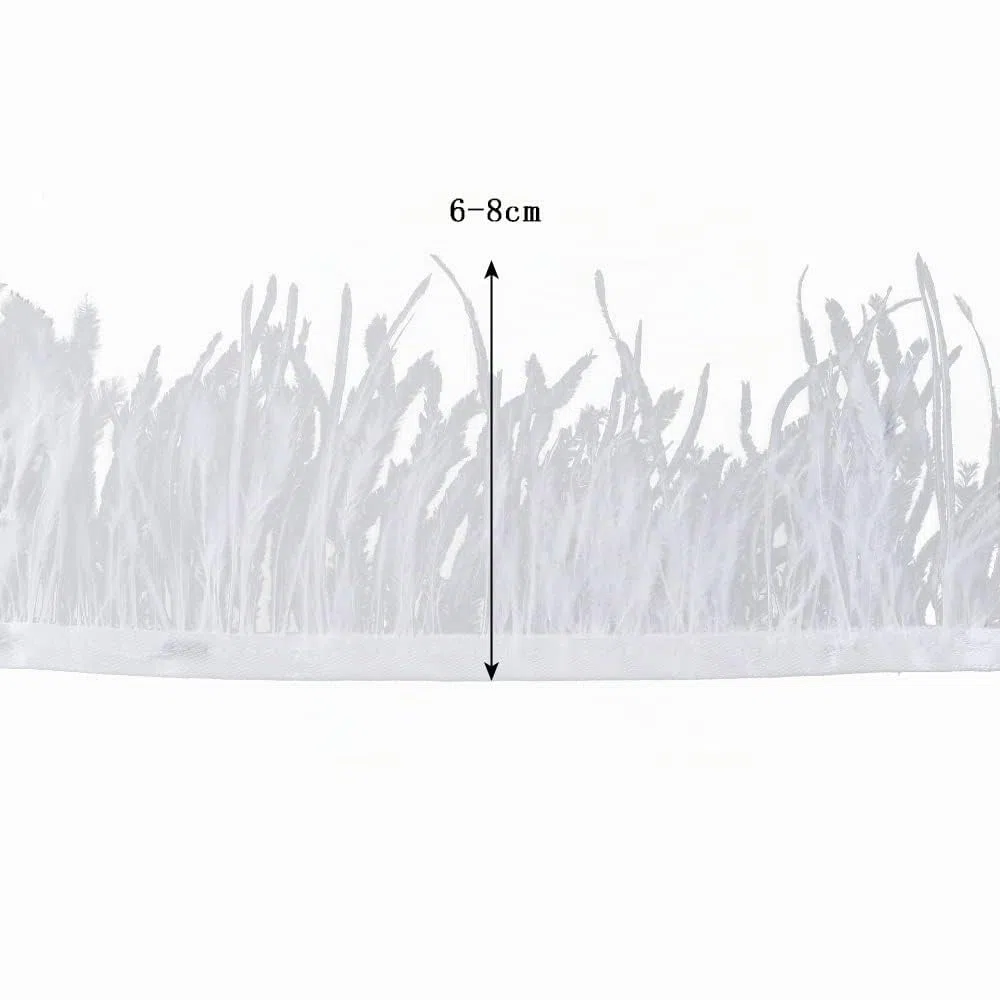 Tiras tela plumas avestruz,cinta flecos plumas,borde plumas avestruz,flecos con cinta raso para atrapasueños,sombreros,manualidades,decoración del hogar,Halloween,decoración DIY 2 metros,negro