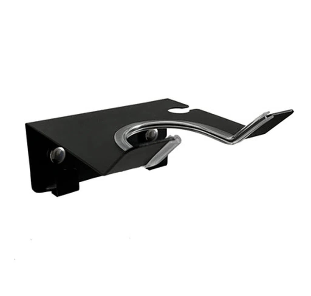 zoele Soporte de pared para vaporizador de ropa, soporte portátil de tela para plancha de vapor, gancho para colgar en la pared de la máquina de planchado de vapor (plata)