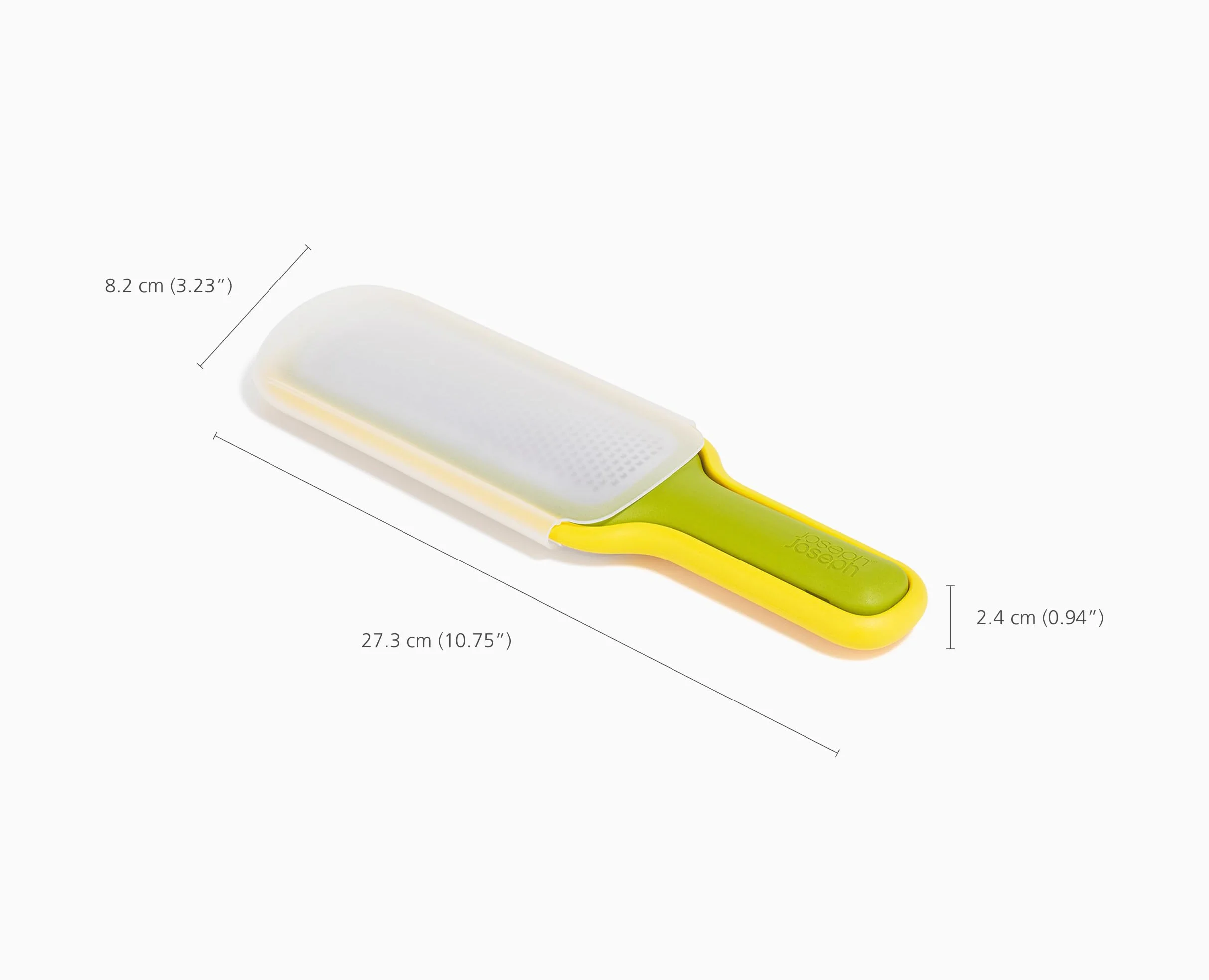 Joseph Joseph Nest Set de 2 Ralladores de Mano de Acero Inoxidable, Cuchilla Fina y Gruesa, Apilables, Ahorro de Espacio
