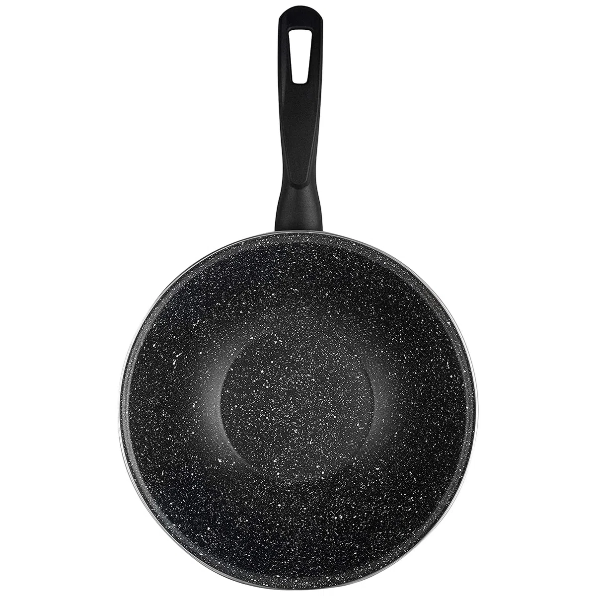 MAGEFESA 02108247 Sartén Wok Gransasso, Gris, 28 cm