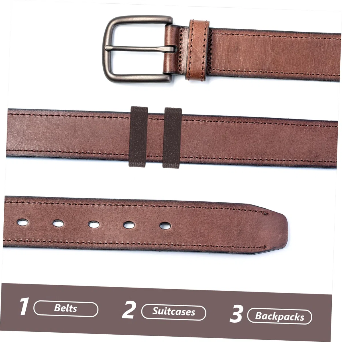 COLLBATH 20piezas Anillas De Sujeción Duraderas Para Cinturones Diseño Unisex Para Eventos Informales y Oficinas