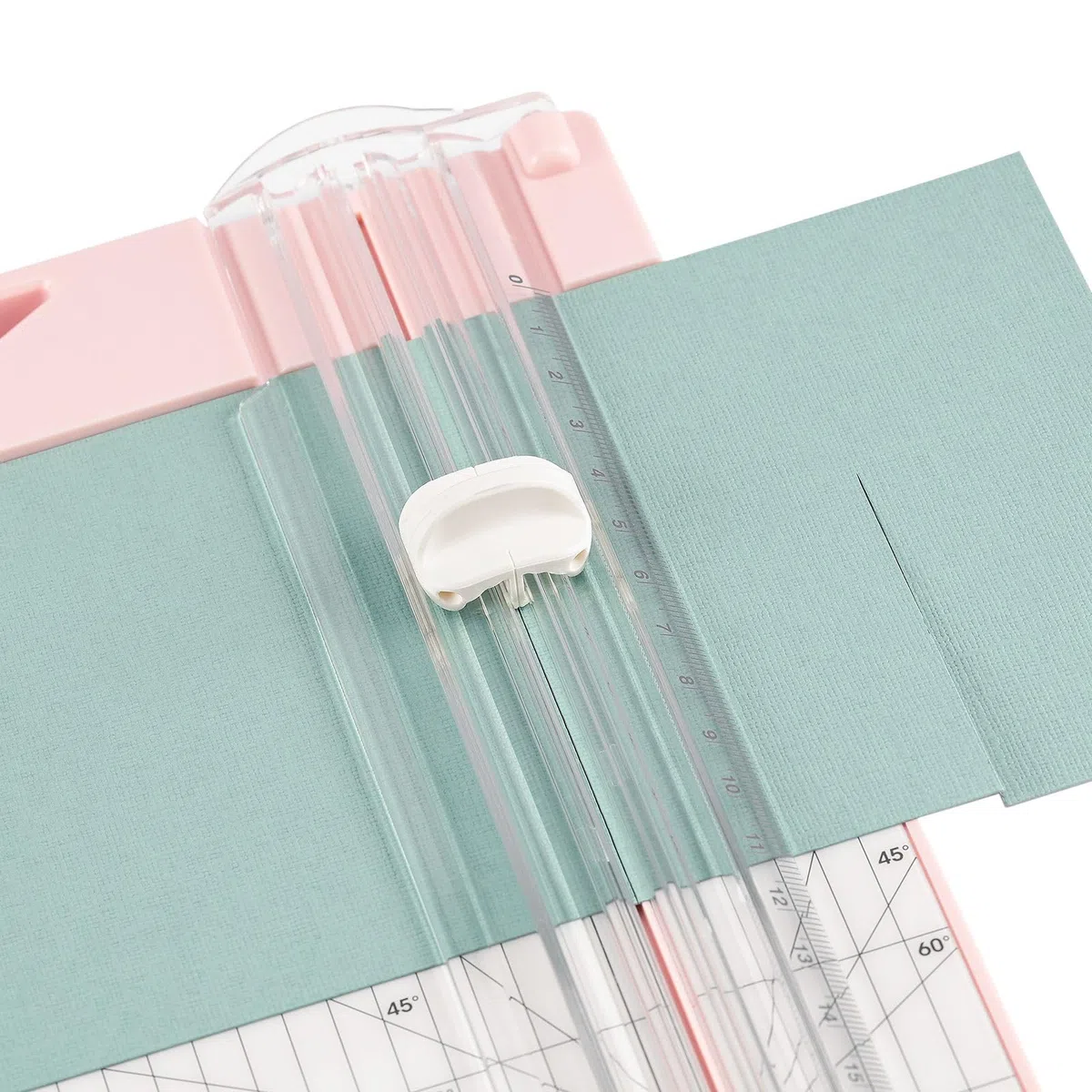 Vaessen Creative Cortadora de Papel y Base para Marcar, 15,2 x 30,5 cm, Scrapbooking, Creación de Tarjetas y Otras Manualidades, Rosa