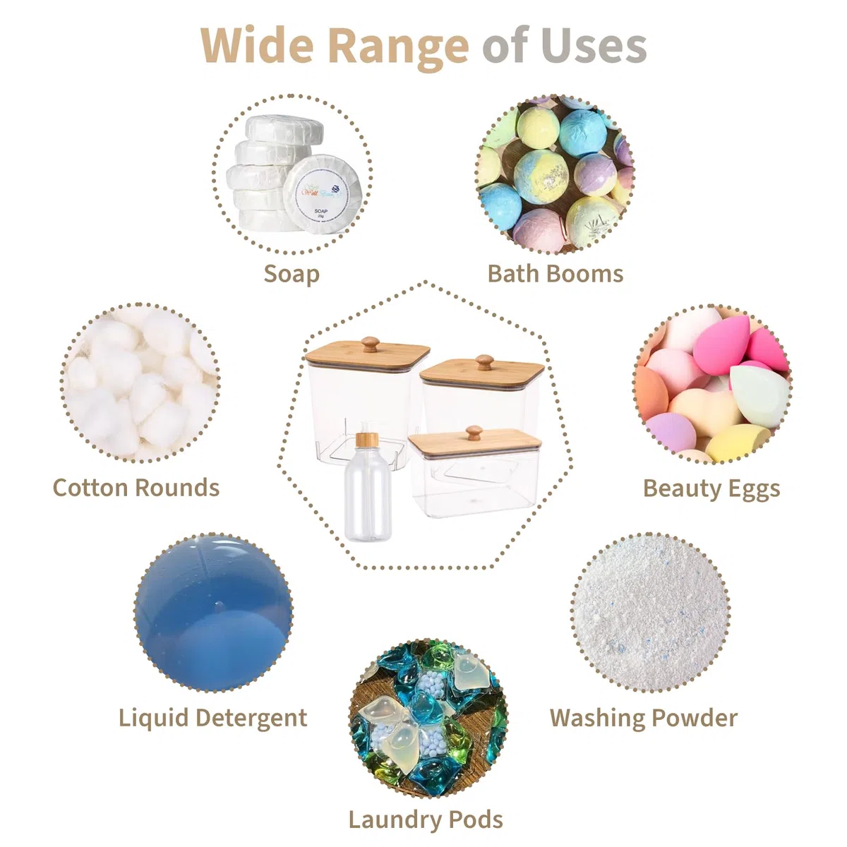 Pods de almacenamiento de detergentes, caja de almacenamiento de polvo de lavado con palas y etiquetas, juego de recipientes para detergentes, cajas de detergente con tapa para vainas de