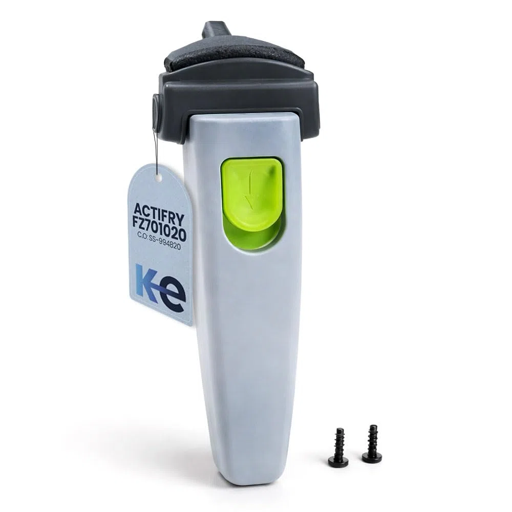 TEFAL Repuesto Mango para Freidora de Aire SS‑994820 Compatible con Tefal Actifry FZ701020 | Recambio Original, Color Gris