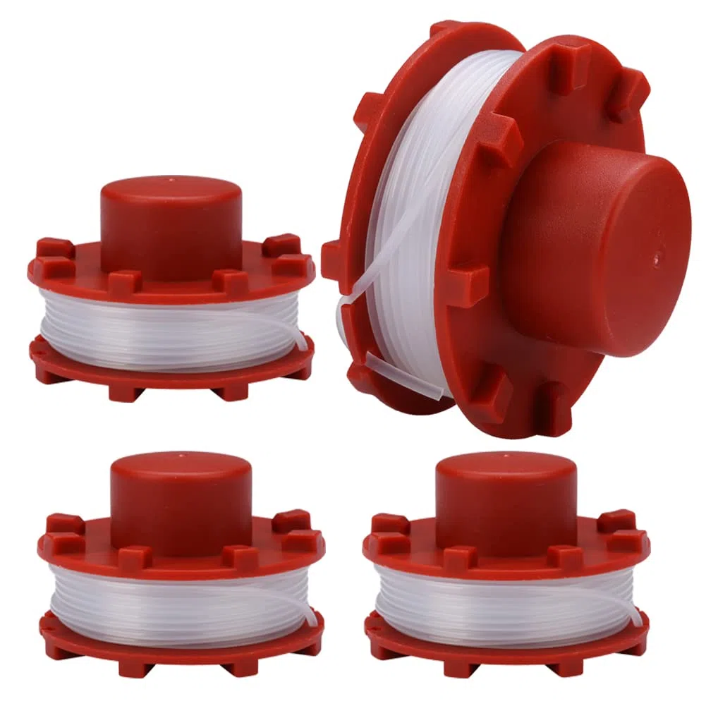Moritale Bobina de Hilo para Einhell GE-CT 36/30 Li E SOLO AGILLO 36/255 BL AGILLO 18/200 línea de Carretes Repuestos Desbrozadora (4 piezas)