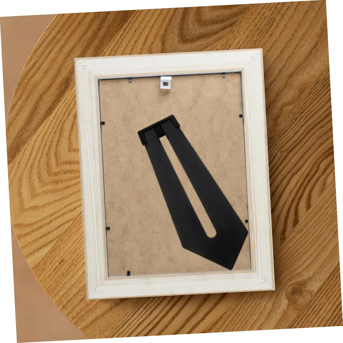 MAGICLULU Soporte Trasero para Marcos de Fotos de Plástico Negro 10 Piezas, Caballetes Simples y Decorativos para Exhibir y Organizar Cuadros en Sala o Supermercado