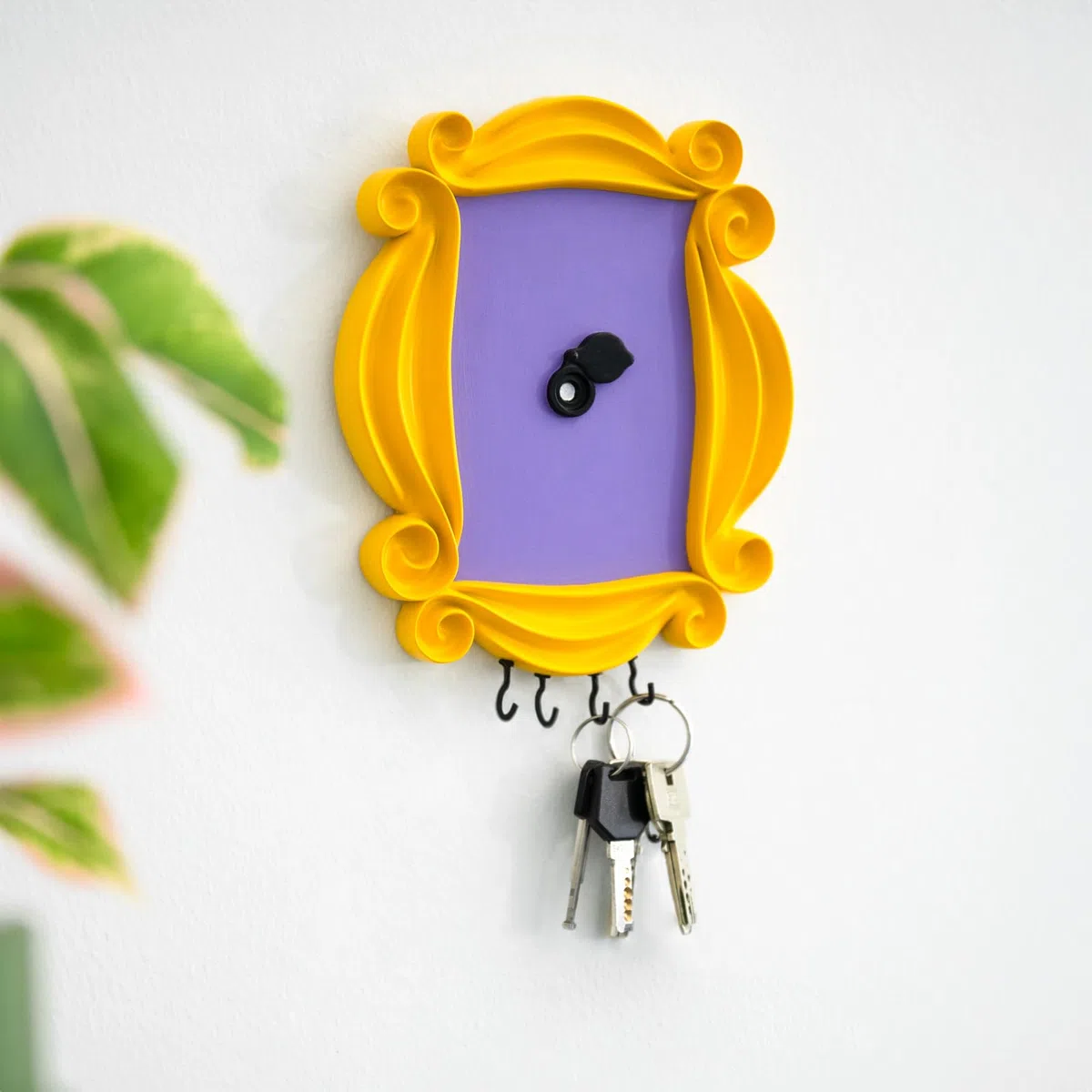Grupo Erik Cuelga llaves Friends serie - Colgador llaves pared, 4 ganchos para llaveros - Regalos friends serie | Friends merchandising : Organizador llaves para Decoración pared