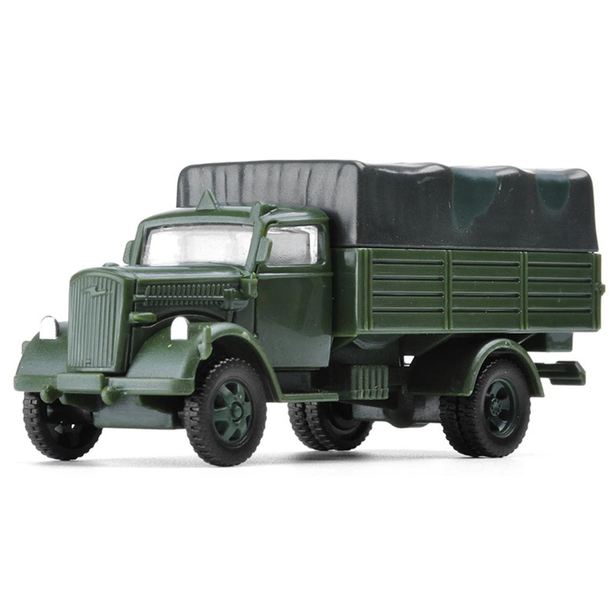 2 Piezas Camión Armado Vehículo Tanque Chariot Modelo Militar Plástico para Montaje Fácil Detalles Coleccionistas Adecuado para