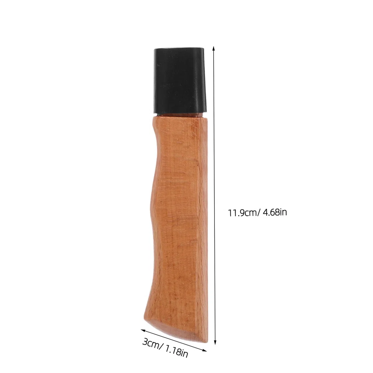 LABRIMP 2 Piezas Mango de Madera para Cuchillo de Cocina Recambios Ergonómicos Antideslizantes para Mangos de Cuchillo de Cocina Empuñaduras de Recambio Preciso Compatible con Múltiples