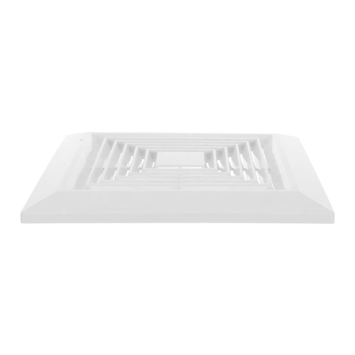 Zerodeko Cubierta de Ventilación Cuadrada y Construcción Duradera Diseño con Panel de Resorte, Material Abs Resistente para Extractor de Aire para Techo