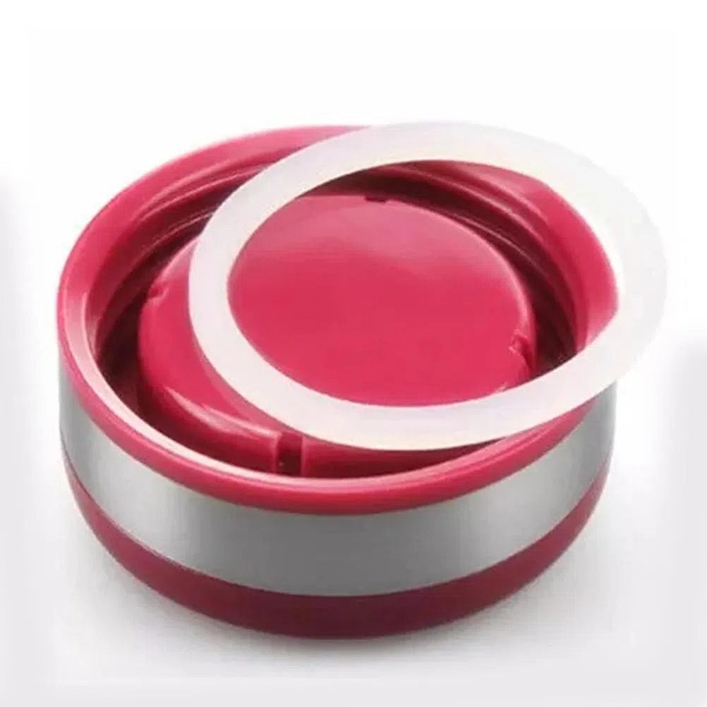 Kichouse 3 Piezas Anillo De Sellado De Silicona Para Tapa De Copa Aislante De Acero Inoxidable Repuesto PráCtico Y Seguro Con Buen Sellado FáCil De Limpiar 5.5Cm