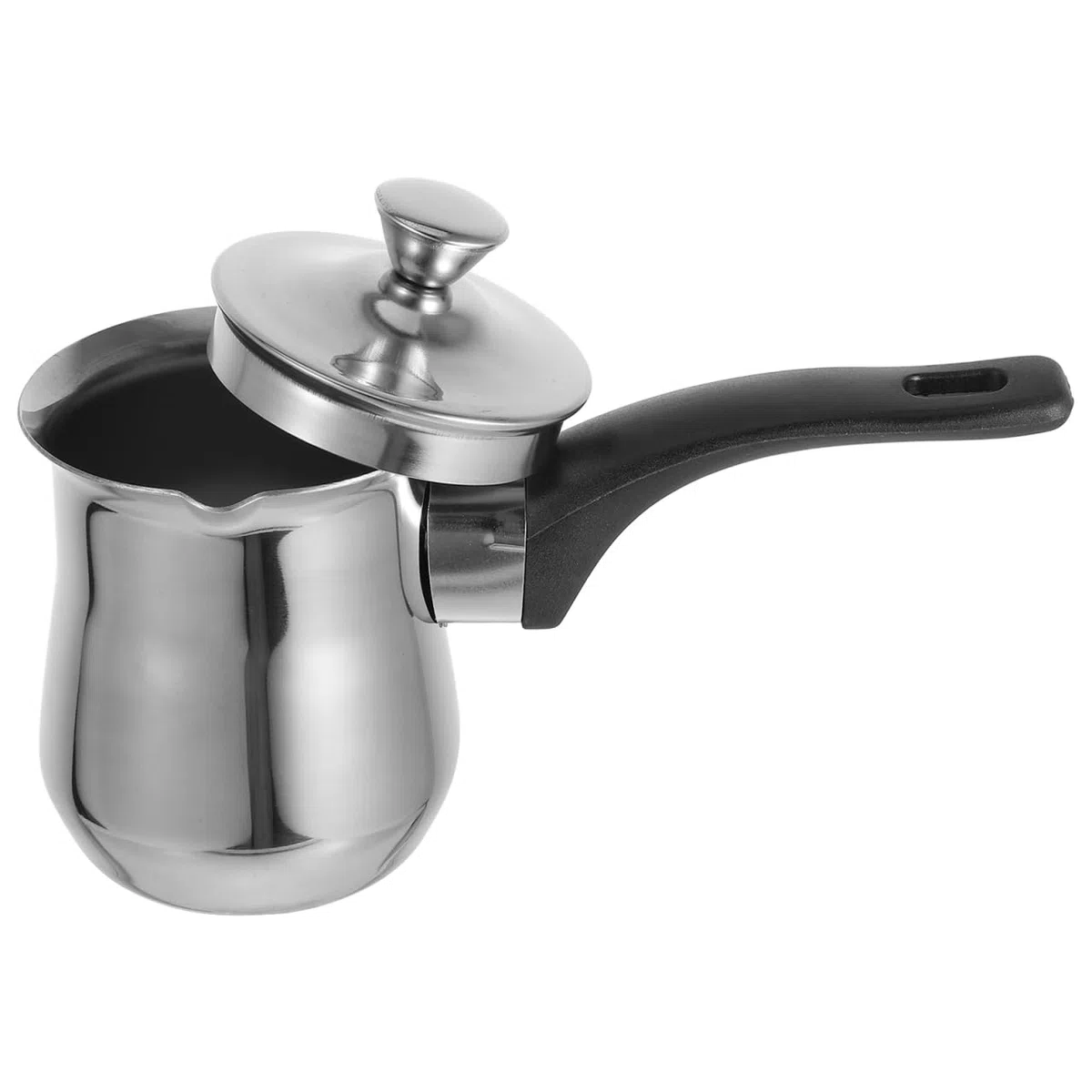 UKCOCO - Cafetera turca para olla de leche con tapa y mango para cocina y café