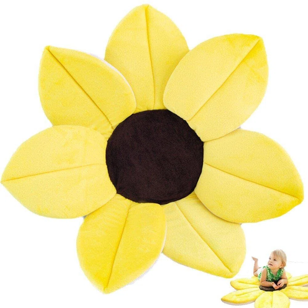 Wudaizhi Almohadilla De Baño De Bebé De Flores, Confort para Almohadilla De Baño De Baño Bebé Alfombra