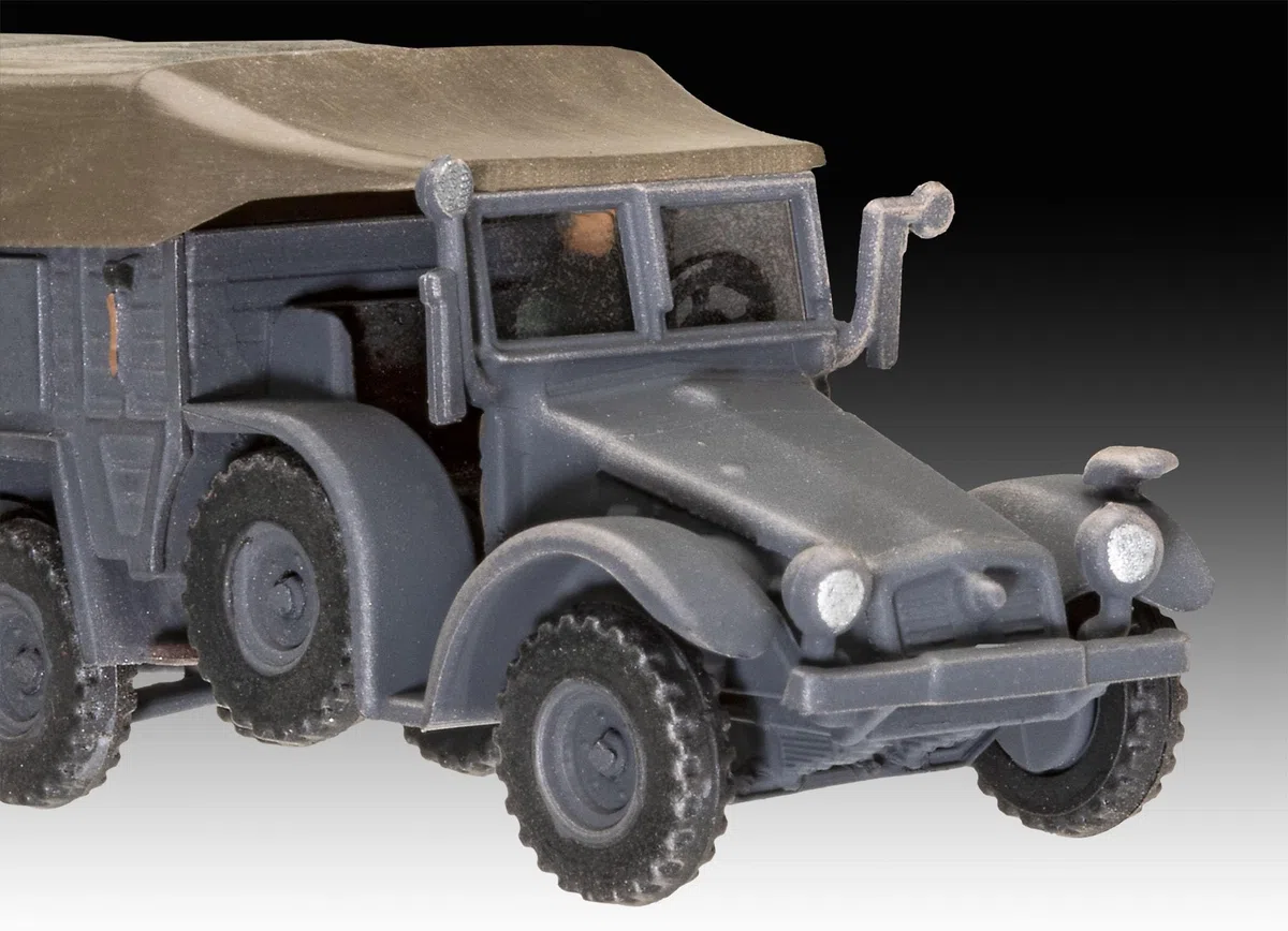 Krupp Protze KFZ 69 con Pak de 3,7cm