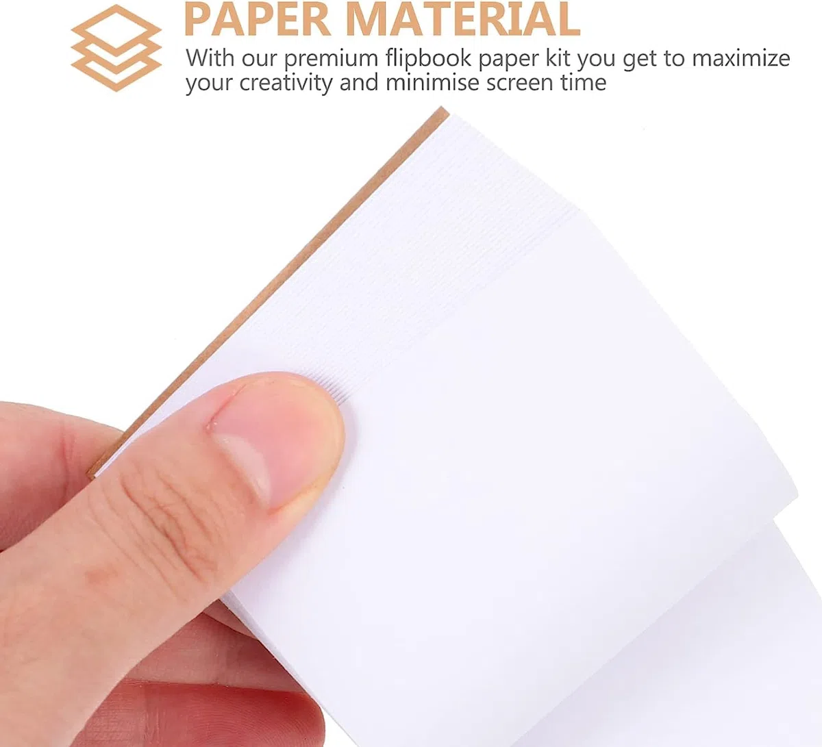 Flipbooks en kit de libro de tapa de tablero de dibujo para animación para creación de dibujos animados para dibujar