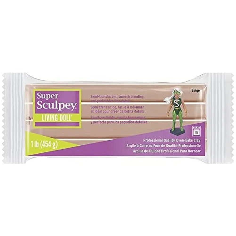 Sculpey Arcilla polimérica, Beige, 454 gramos