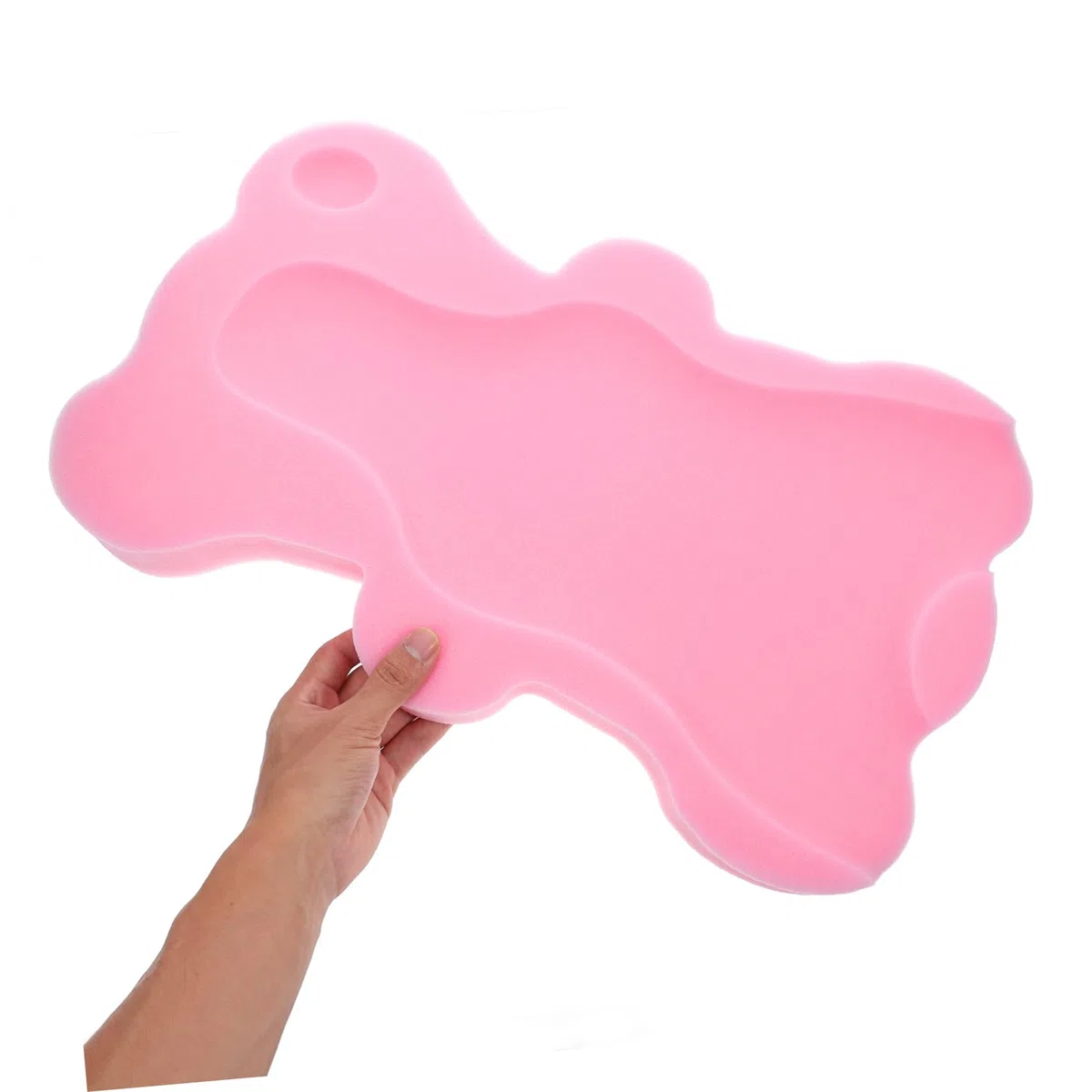 Esponja de Baño Antideslizante para Ñiño, Cojín de Esponja Grueso, Soporte Ergonómico para Recién Nacido, Material Seguro, Alfombrilla para Bañera Infantil, Uso en Color Aleatorio
