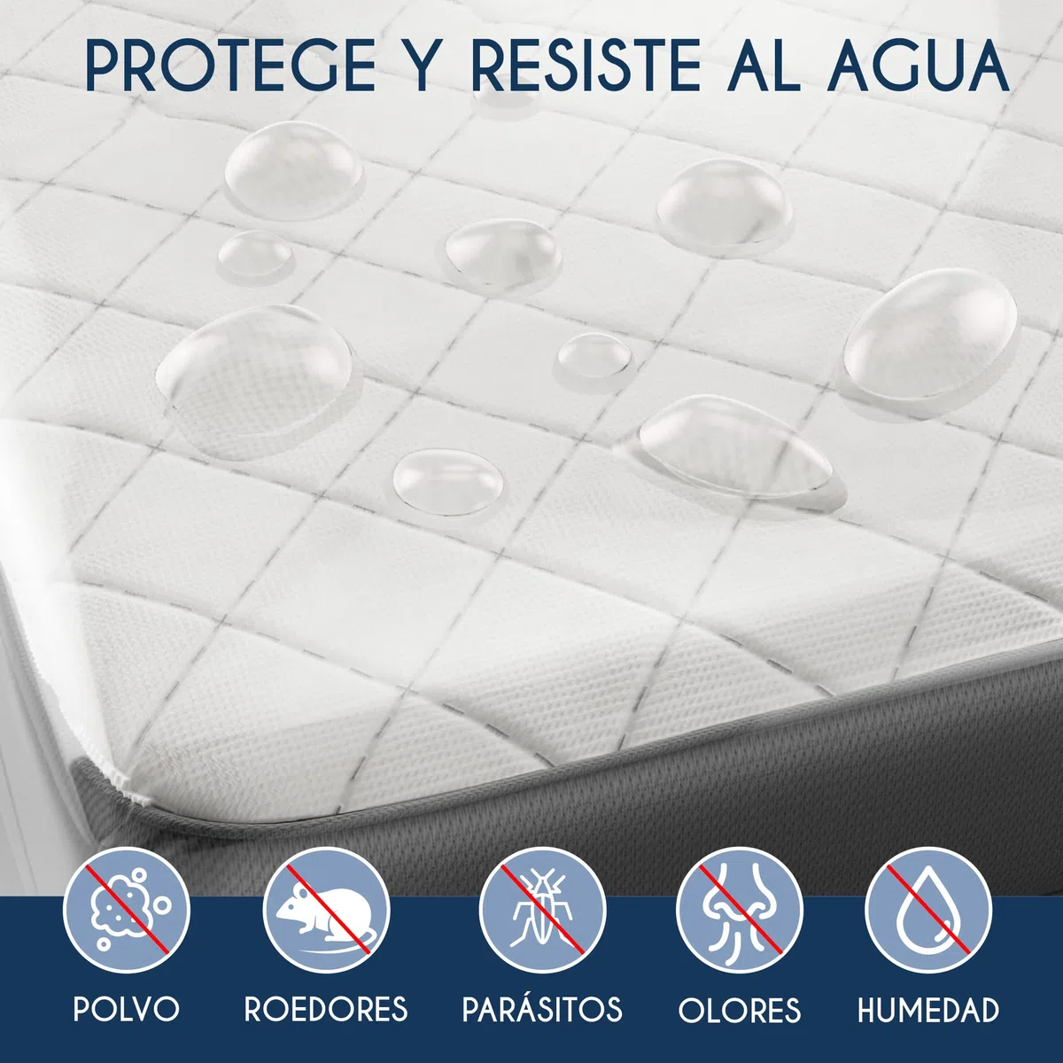 Dreamzie Funda Colchon 135x190 cm (Espesor 30 cm) - Funda colchon mudanza con Cremallera - Pack Mudanza, Protector de Colchón, Almacenamiento, Mudanzas - Impermeable y Resistente