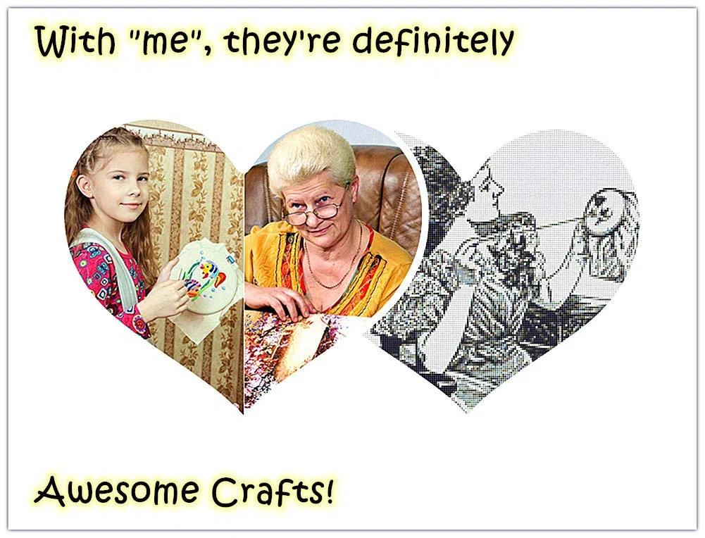 Awesocrafts Kit de punto de cruz con estampado de Peter Rabbit Family Easy Patterns Cross Stitch Bordado Kit de costura Suministros