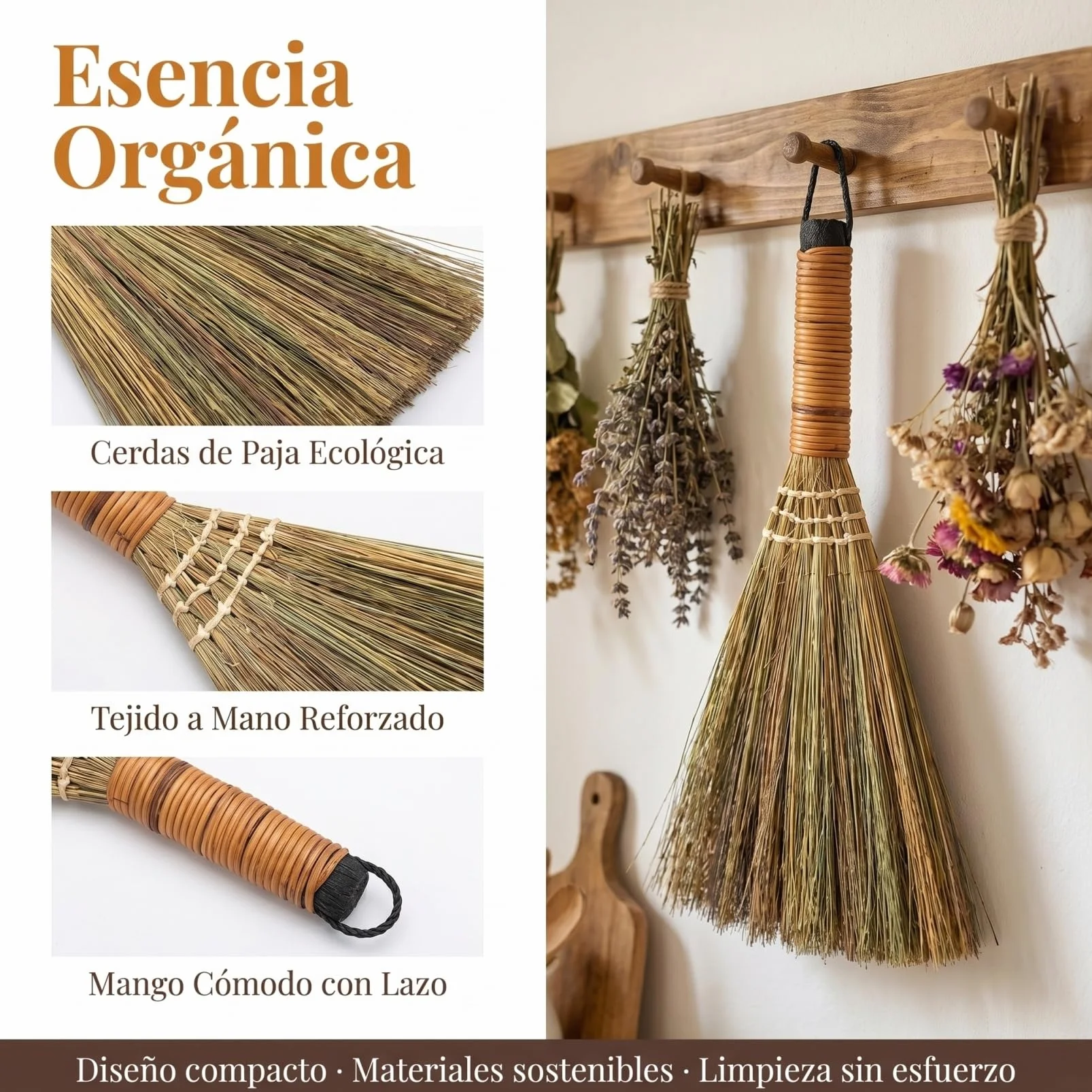 SHINEOFI Mini Escoba de Mano de Paja de 31cm para Limpieza de Escritorio 2pcs Cerdas Duraderas para Eliminar Polvo en Habitaciones y Escritorios
