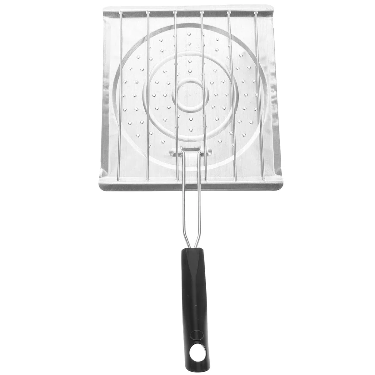 ORFOFE Parrilla Tostadora de Camping de Acero Inoxidable Diseño Perforado para Estufa de Gas, Herramientas de Cocina