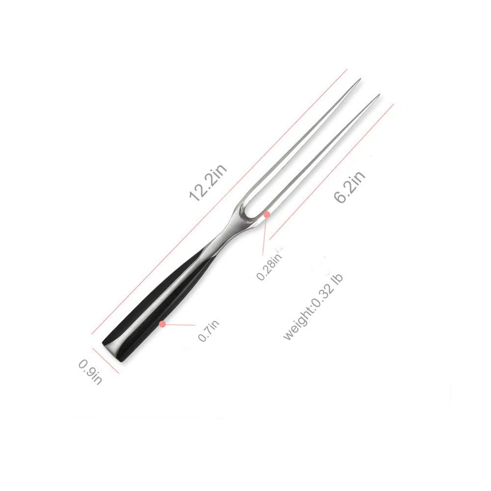 Kilajojo Chef Pro - Tenedor de trinchar de acero inoxidable de 12 pulgadas