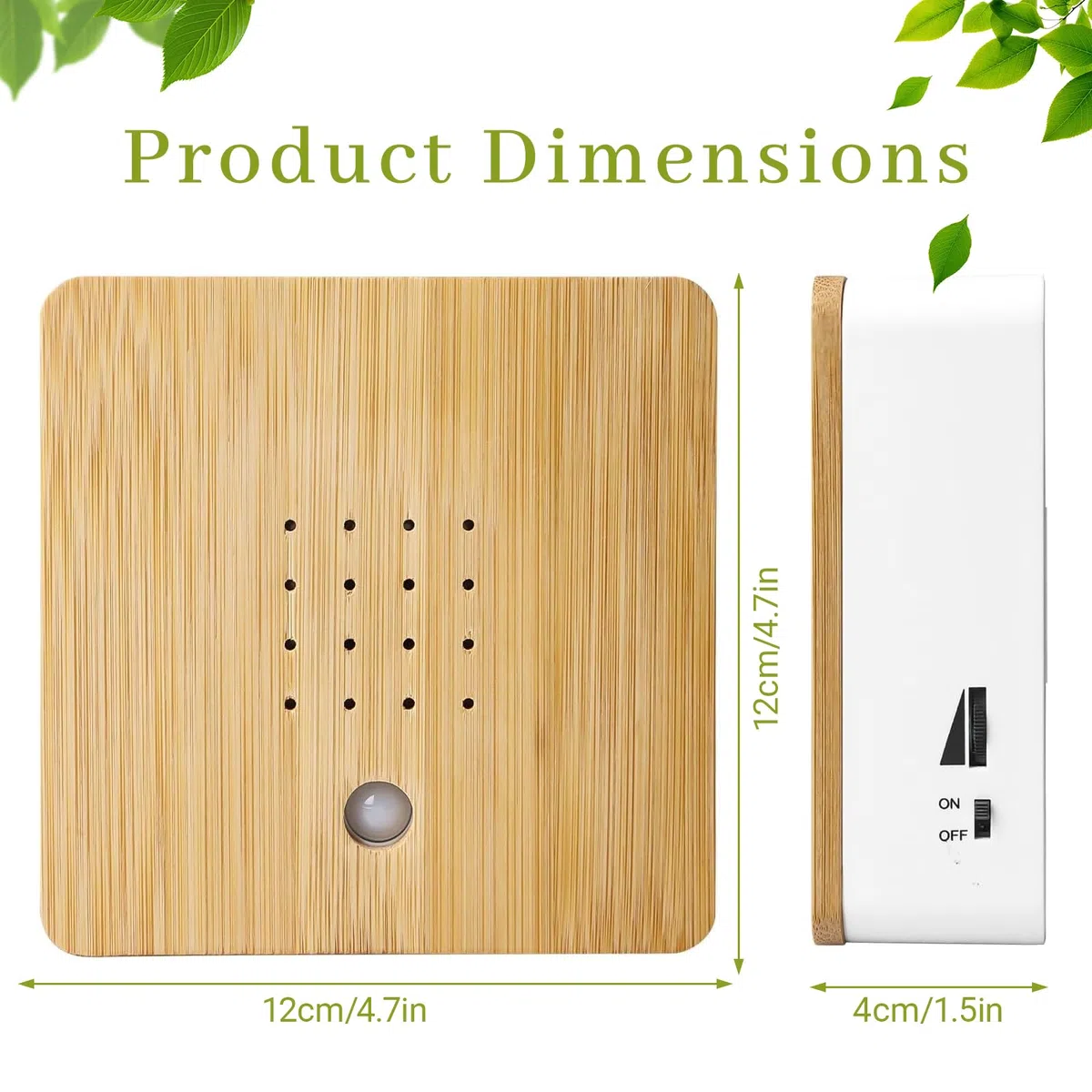 Caja de Canto de Pájaros, Caja de Sonido de Pájaros con Sensor, Sonidos Naturales por Movimiento, Birdsong Box con Soporte de Pared, Reproductor Canto Pájaros, para Baño SPA WC