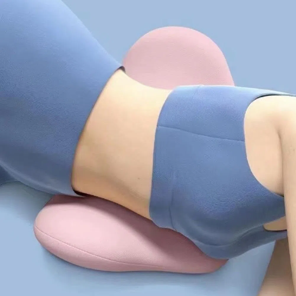 Almohada de apoyo lumbar para aliviar el dolor de espalda, almohada ergonómica de espalda baja para dormir, almohada de reposo en cama, almohada de cintura de espuma viscoelástica, almohada de
