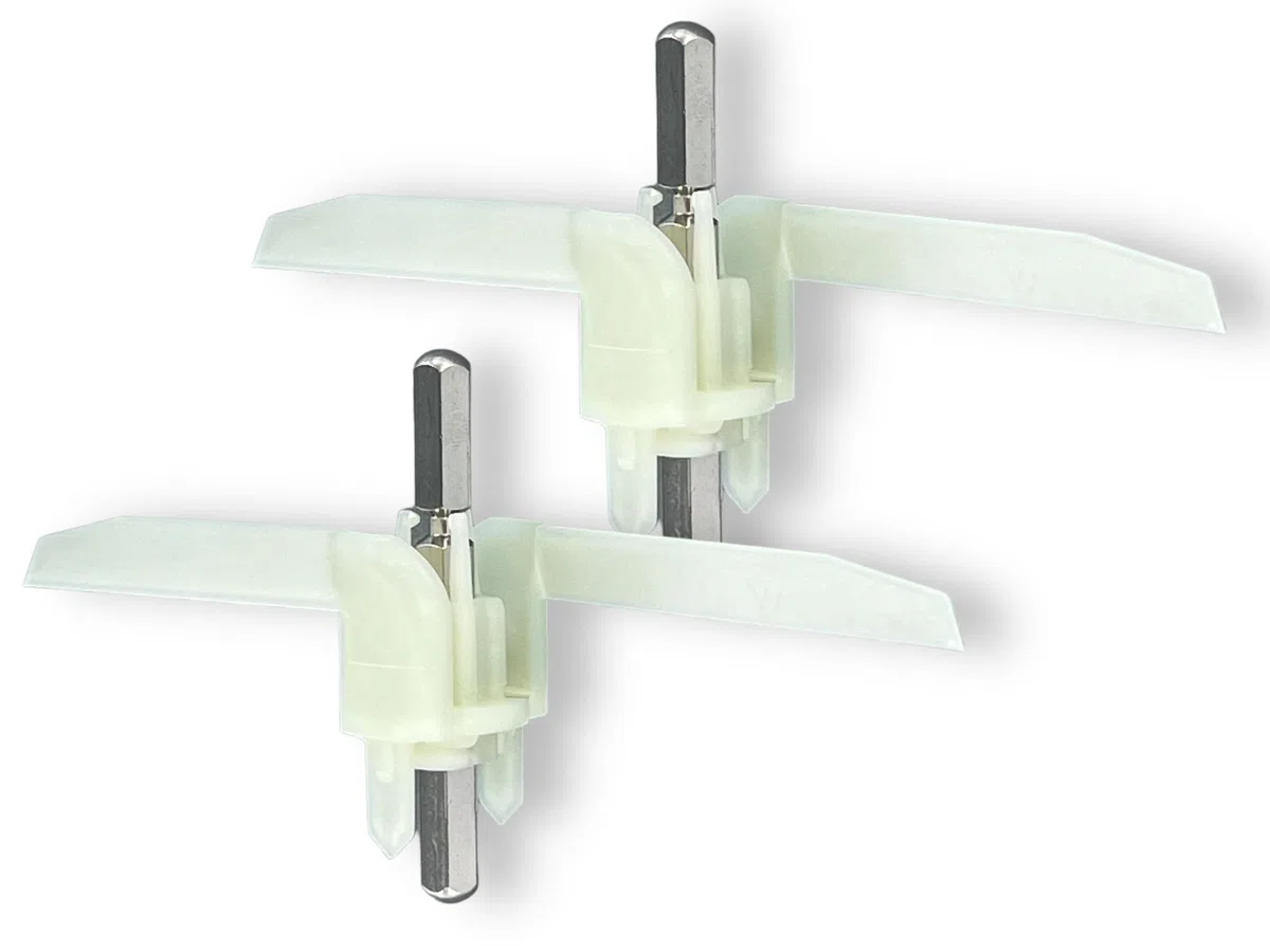 DL-pro - Juego de 2 entrenadores para cuchillos (piezas de entrenamiento para robot doméstico, accesorios para robot de cocina, piezas de repuesto compatibles con Bosch 10004361 MUM)