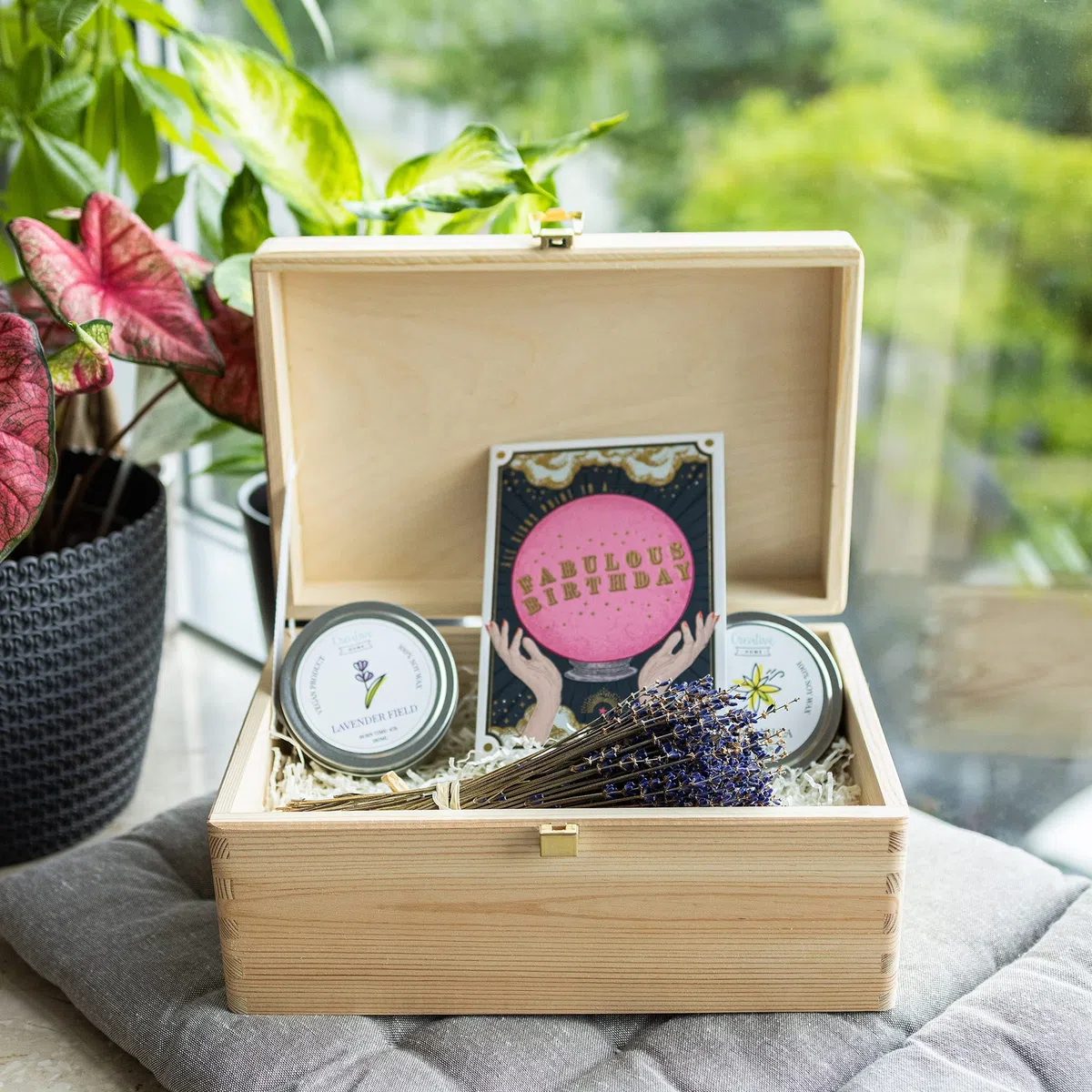 Creative DECO Grande Caja Madera Decorativa Almacenaje con Tapa y Cierre | 30 x 20 x 14 cm (+/-1cm) | Cofre Decoración Decoupage Pascua | Objetos de Valor, Juguetes, Documentos | EN BRUTO SIN LIJAR