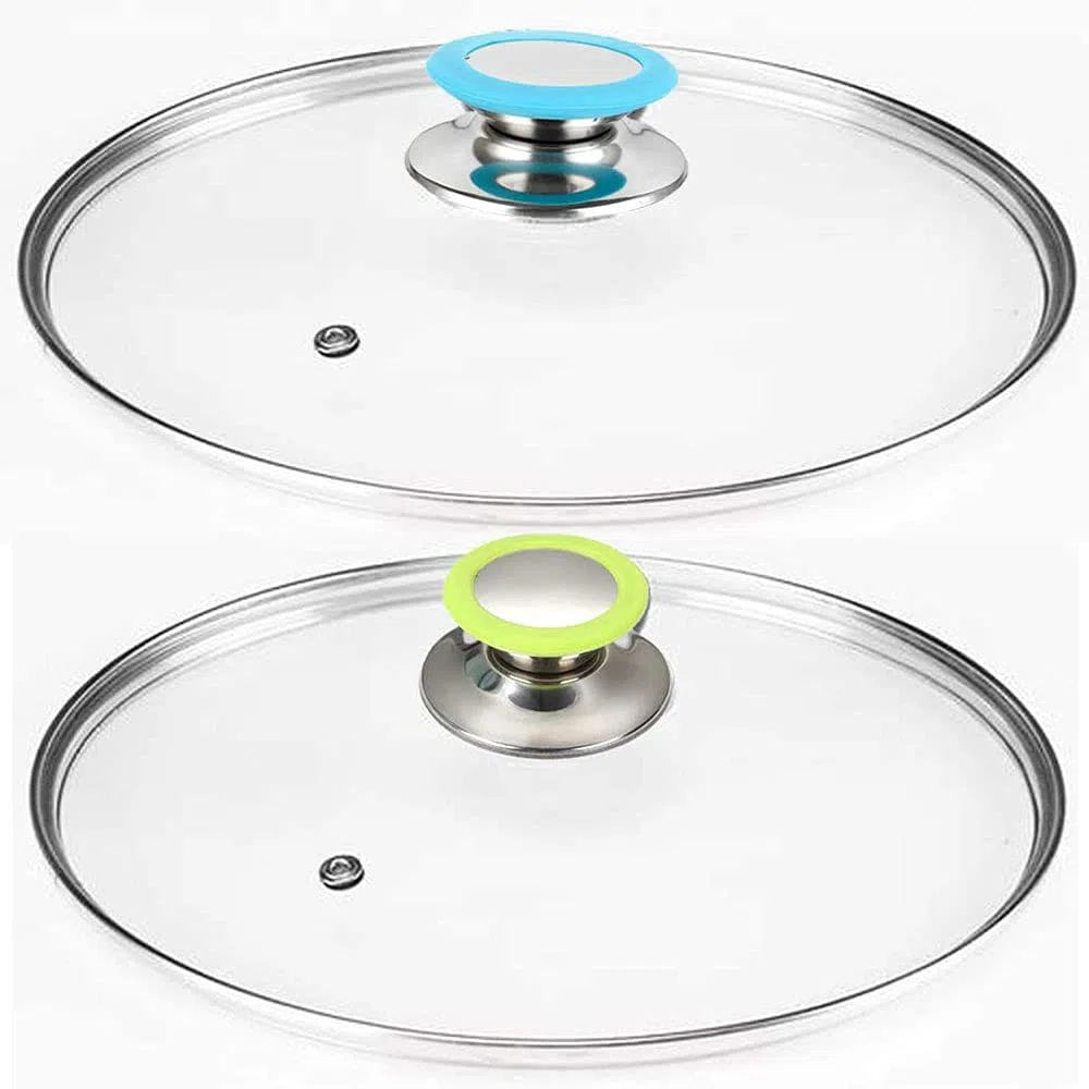 Perilla de Reemplazo de Tapas, 4Pcs Asa para Tapas de Ollas de Cocina, Tapa de la Olla Cubierta de la Manija, Manija de la Perilla de la Tapa, para Pomo, Utensilios de Cocina (4 Colores)