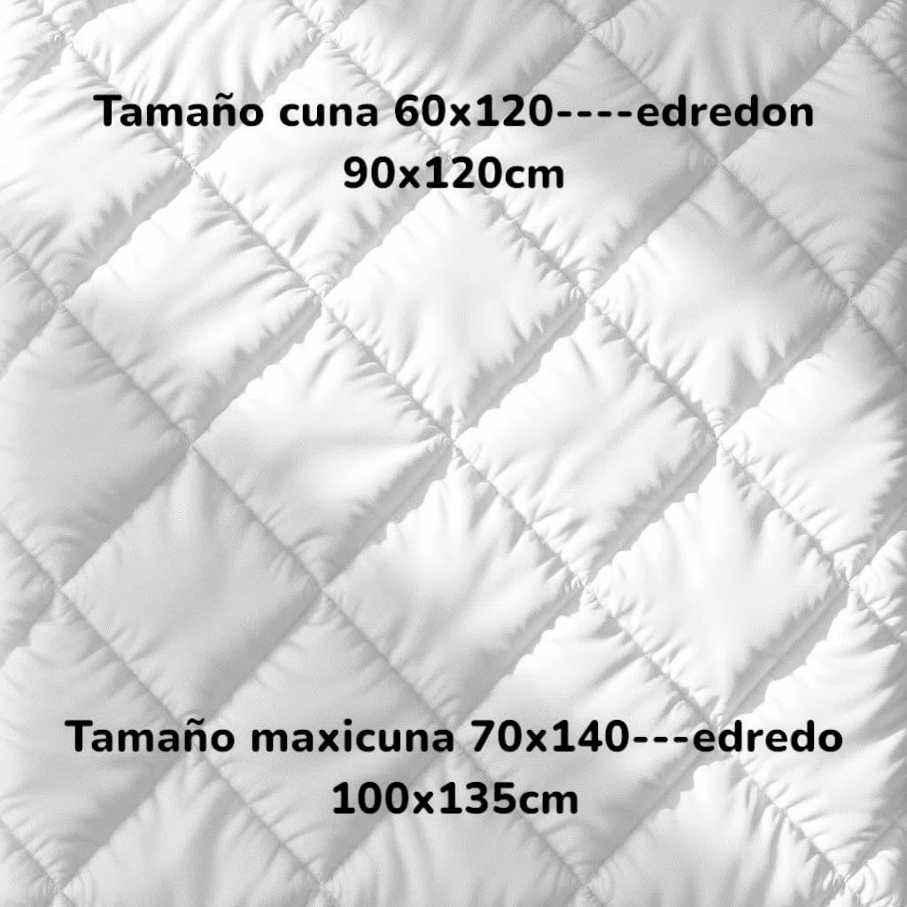 variouss Edredón Nórdico para Bebé Tamaño 100x135 cm – Ideal para Maxicuna, Relleno 300g Ligero y Cálido, Fibra Hipoalergénica, Suave y Transpirable, Lavable a Máquina, Uso Todo el Año
