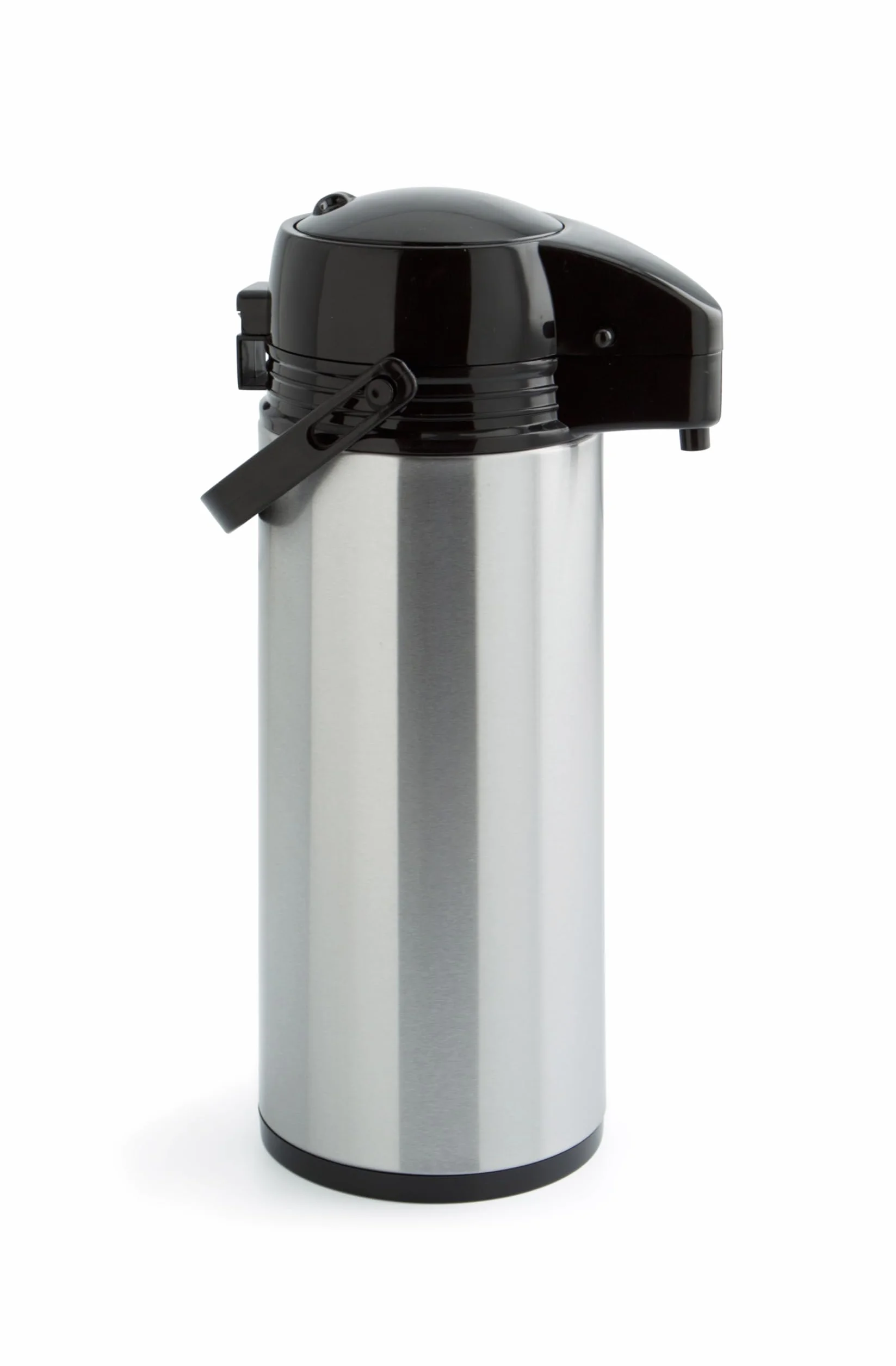 Quid 7520006 Xylon - Isotermo Café con Surtidor Doble Pared Vidrio/ Acero Inoxidable, 1.9 Litros, color Negro