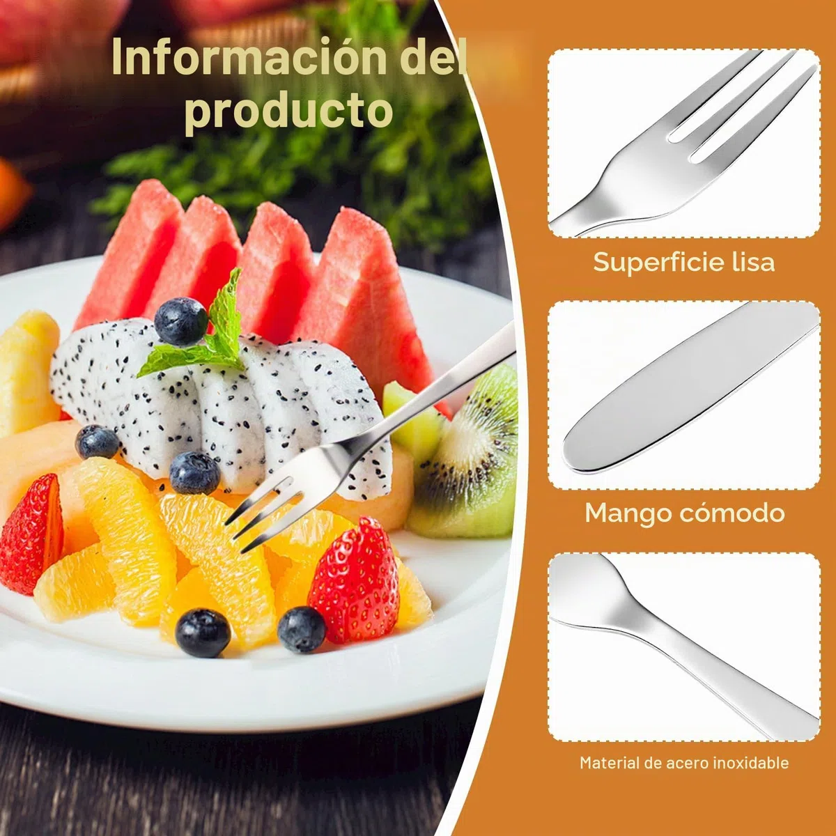 36 Piezas Tenedores de Postre Pequeños, 13cm (5.1 inch) Tenedores de Pastel, Acero Inoxidable, para Casa, Boda, Fiesta, Cafetería, para el Hogar, Hotel, Restaurante, Aptos para Lavavajillas (Plata)