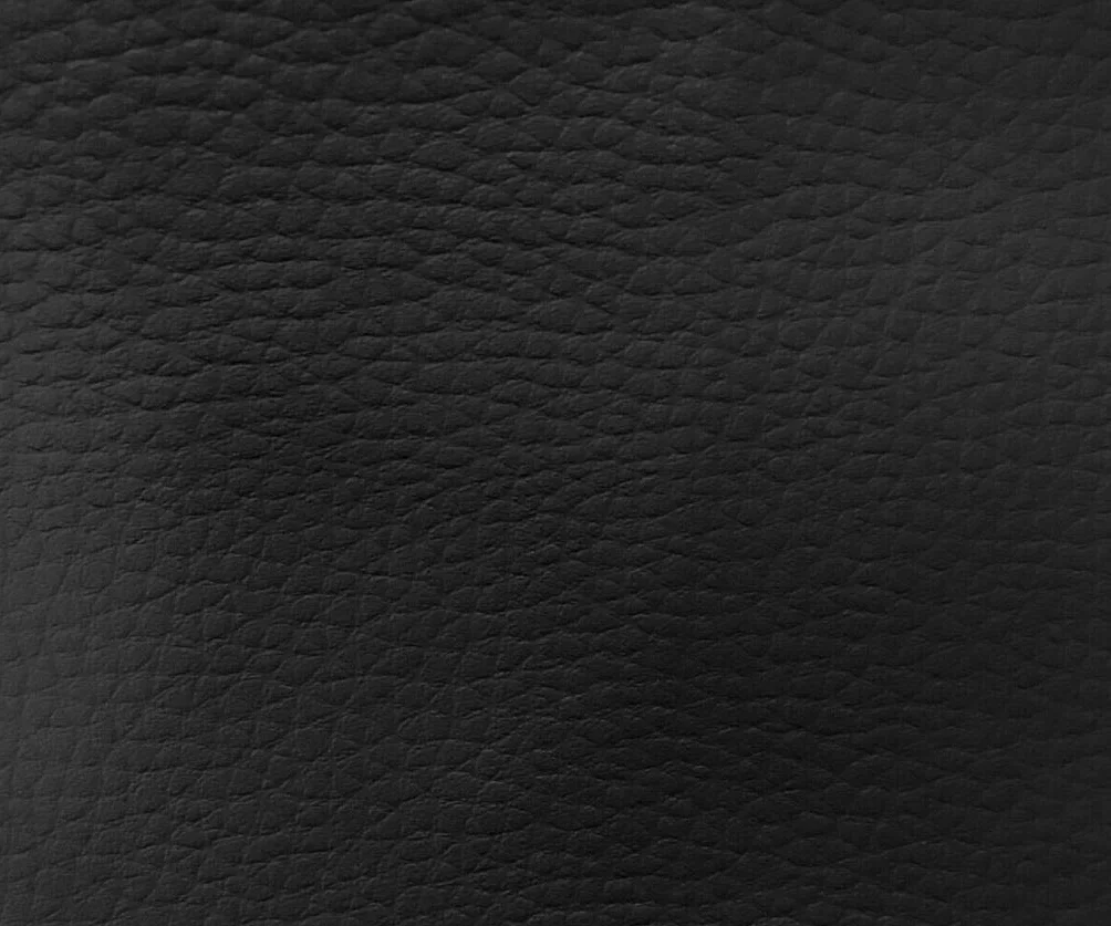 A-Express Tela de Grano de Cuero de Imitación Material Texturizado por Polipiel Vinilo Cojines Bolso - Negro 1 Metro 100cm x 140cm