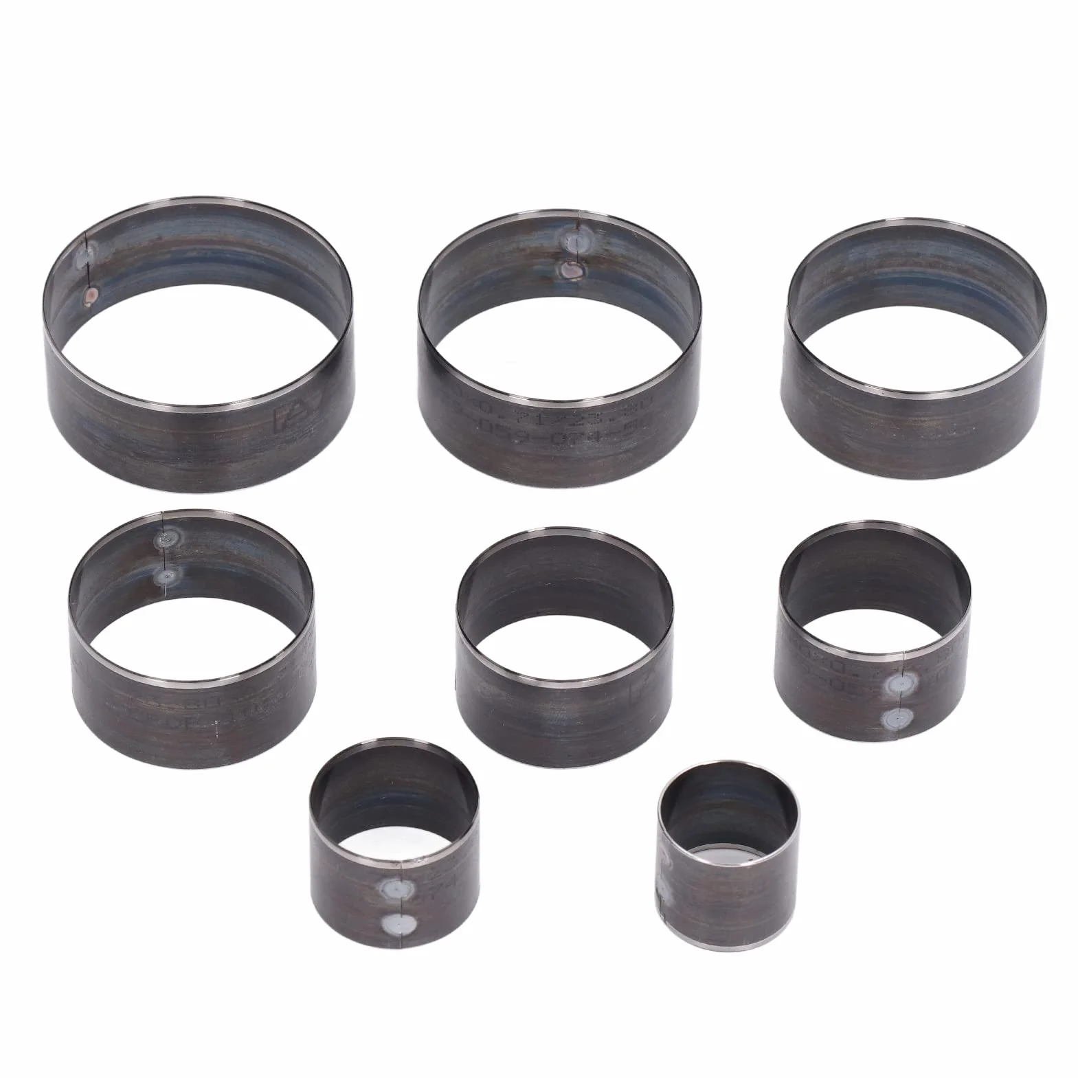 Juego de Troqueles de Corte de Cuero, 8 Piezas, Punzones Huecos Redondos, 25-60mm, Herramienta para Artesanía en Cuero