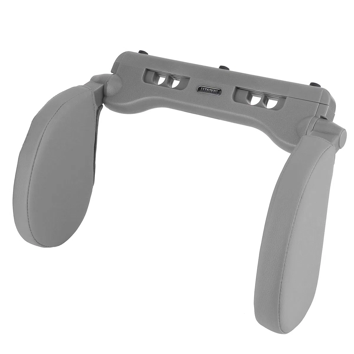 Reposacabezas de Asiento de Coche, Almohada de Cuello de Coche Ajustable de 180 Grados, Suave para Soporte de Cuello Y Cabeza de Coche Niños Adultos(Gris)