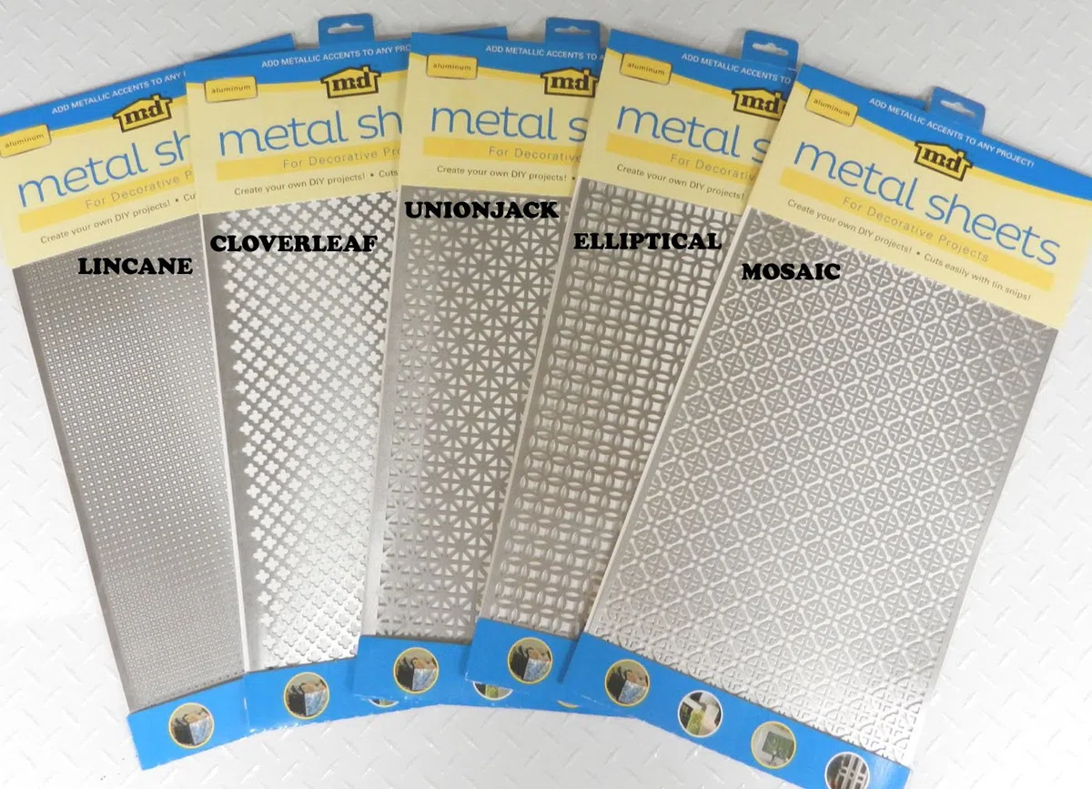 M-D Hobby & Craft Lastra Metallica Color Argento 12 "X 24"-Union Jack