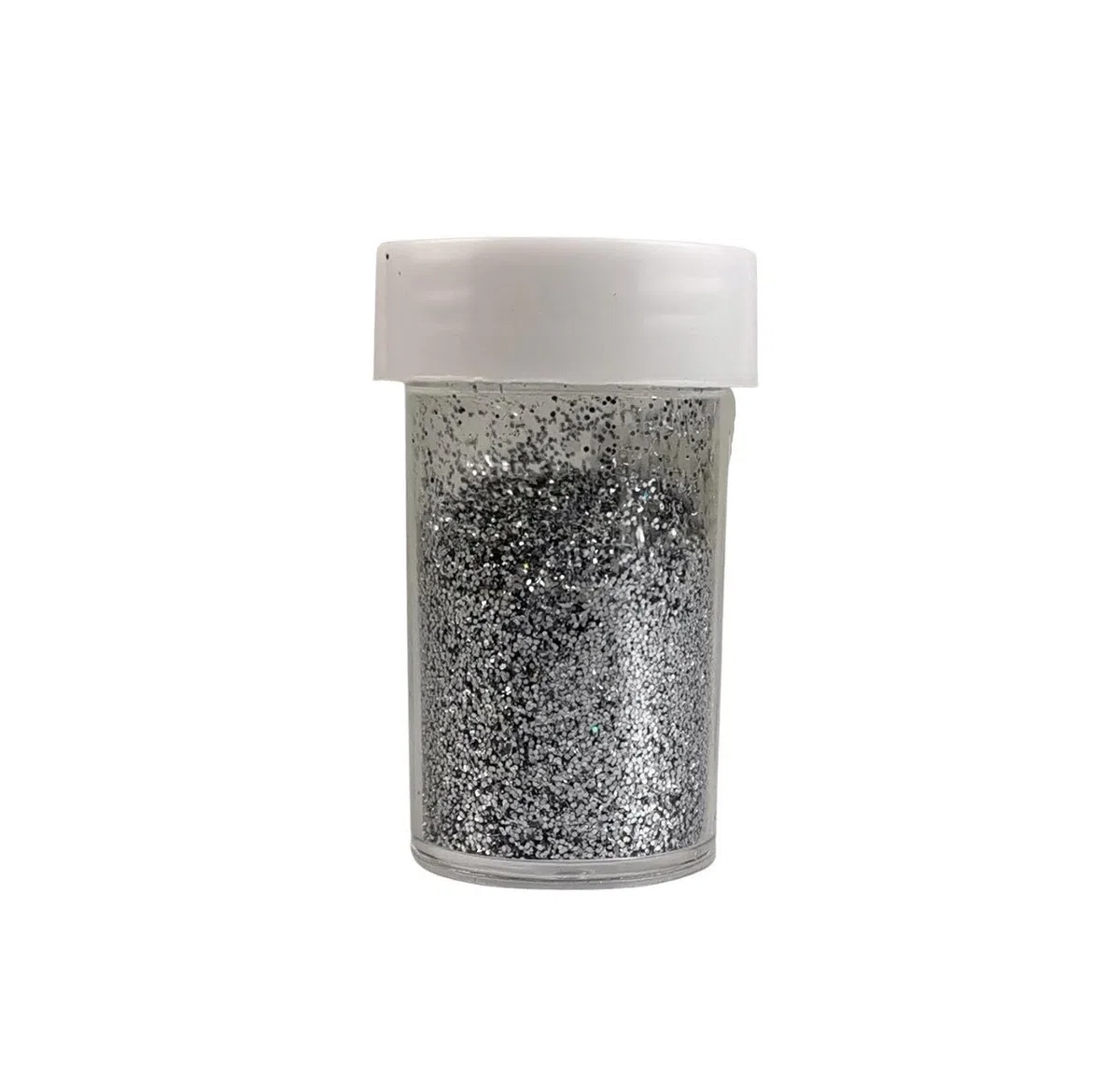 Perlin Juego creativo de purpurina fina, 12 botes de purpurina en polvo, 168 g, para manualidades y decoraciones navideñas, juego creativo (plata)
