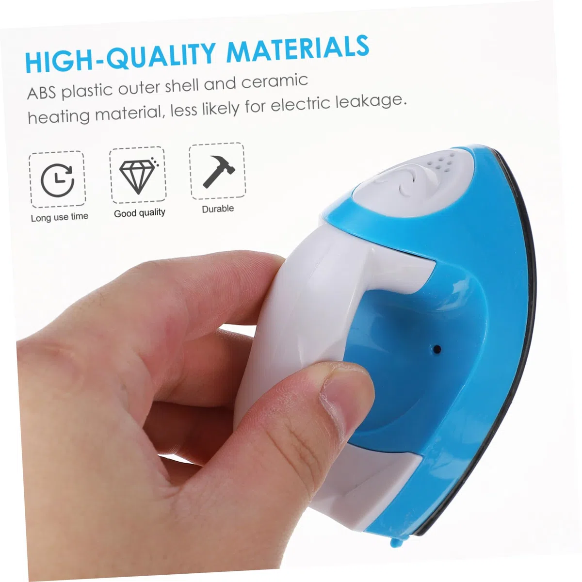Mini Prensa de Calor Portátil Mango Cómodo y Protección contra Sobrecalentamiento para Transferencia Térmica en Vinilo y Pegatinas de Strass