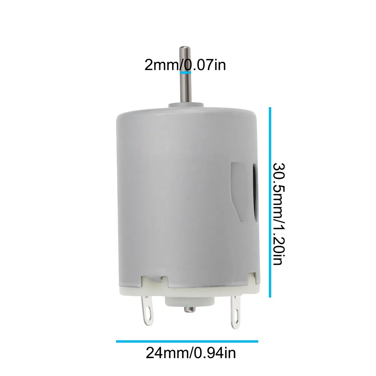 Create idea 2 Mini Motores de CC de 280 V 3-12 V 5000-15000 RPM Pequeños Motores Eléctricos para Proyectos de Maquetas de Coches de Juguete.