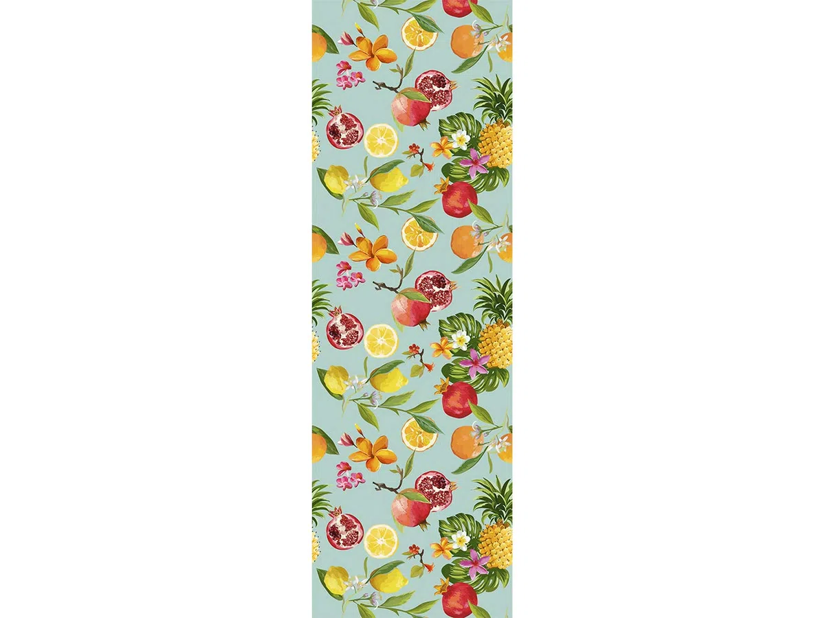 Oedim Vinilo Frigorífico Flores y Frutas 185x60cm | Adhesivo Resistente | Pegatinas de Nevera Económicas y Elegantes | Vinilo Nevera