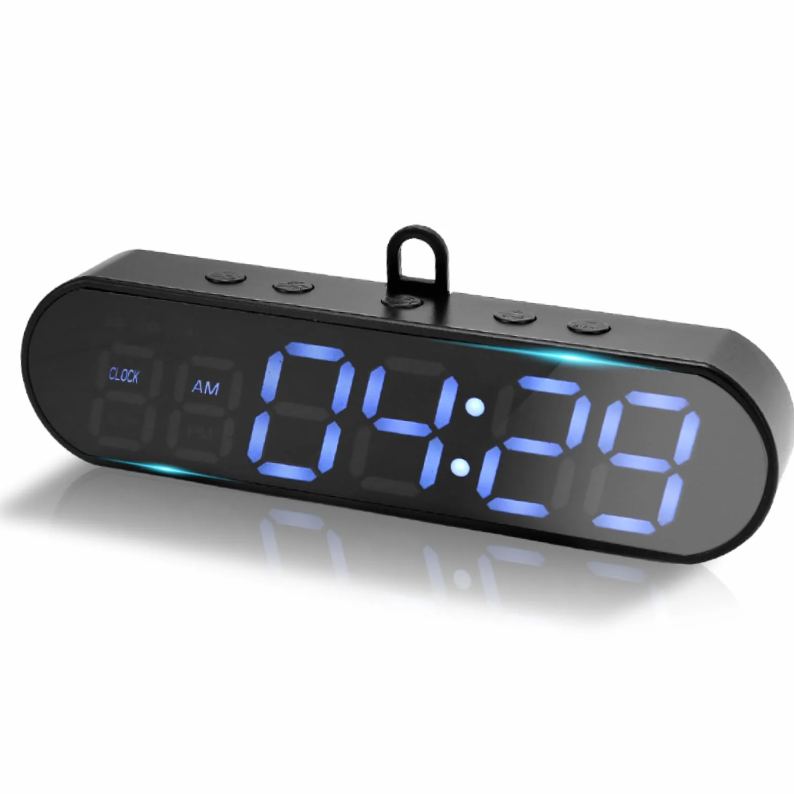 Temporizador De Gimnasio Portátil, Reloj De Intervalos, Timer De Entrenamiento Magnético Digital LED Con Cuenta Regresiva/Ascendente y Despertador