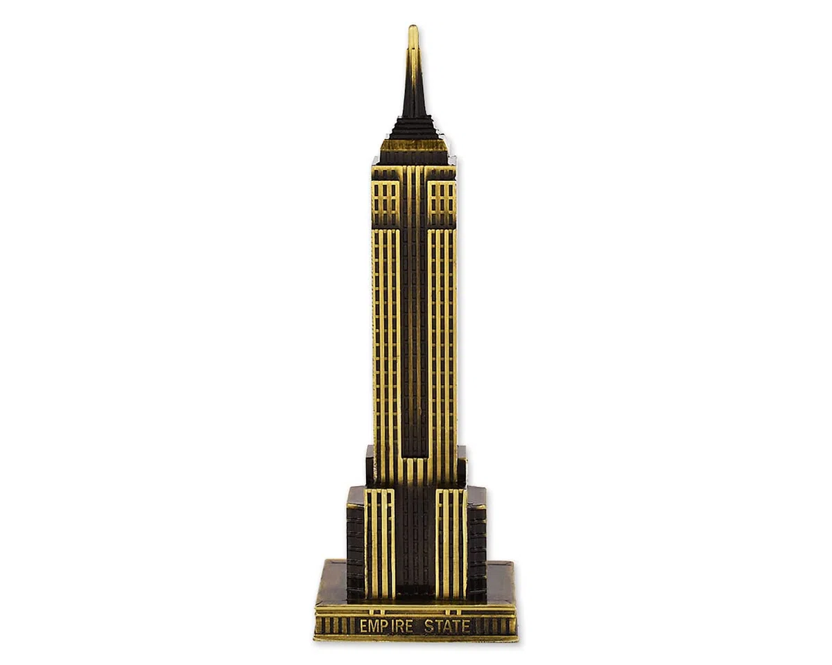 Empire State Building Figura - 18 cm recuerdo de Nueva York, regalo para amigos, aleación de zinc para decoración del hogar