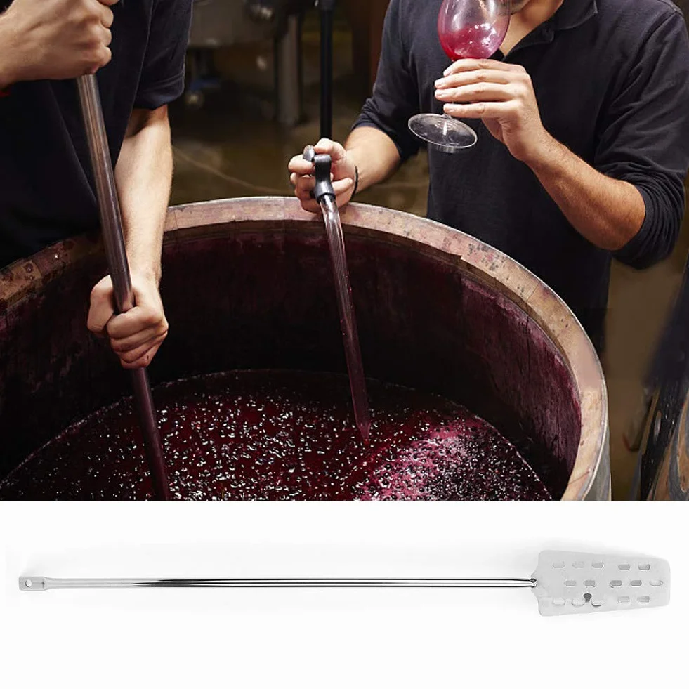 Paleta De Mezcla De Mango Largo, Paleta De Elaboración De Cerveza, Agitador De Cerveza, Agitador De Mezcla De Vino De Acero Inoxidable, Accesorios De Elaboración De Cerveza Para El Hogar Y La Cocina
