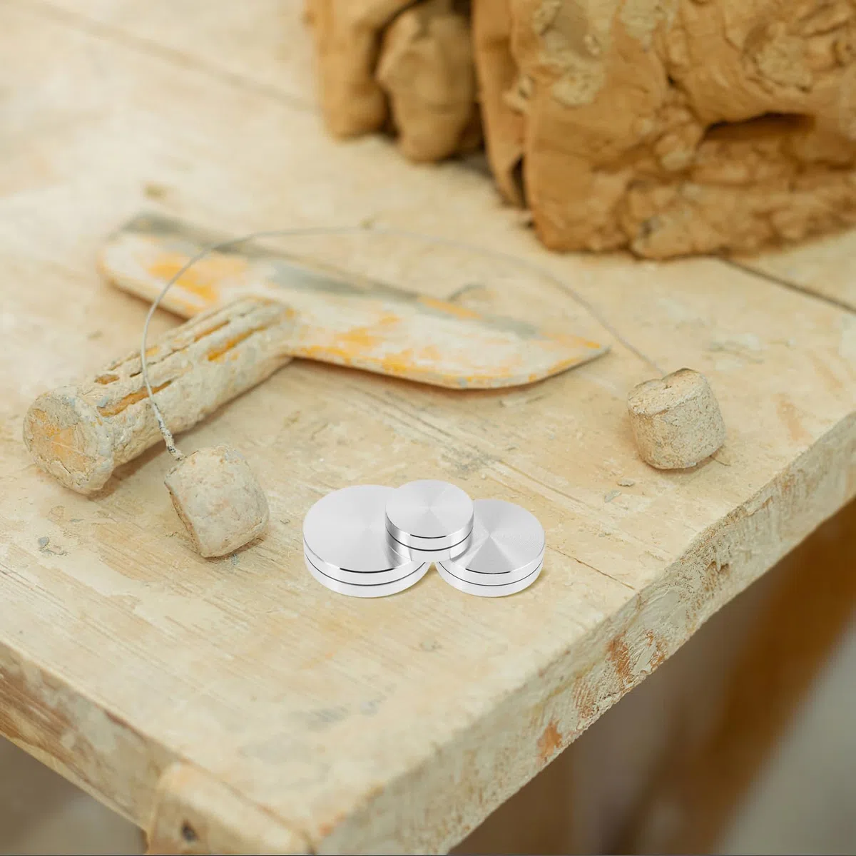 jojofuny Base Giratoria de Aleación de Compacta Rotación de 360 y Diseño Miniatura Elegante para Exhibición de y Artesanías para Escritorio